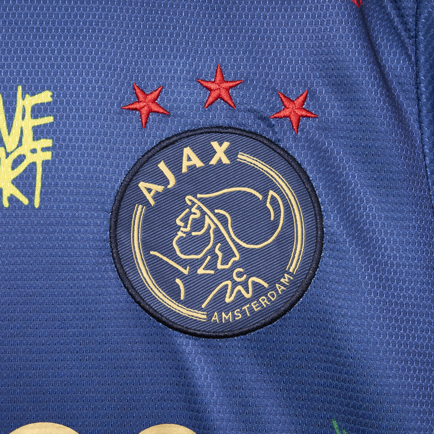 AlphaJersey-Ajax x B-O-B Marly 2025-26 40th Blue Special Edition Jersey - Fans Version