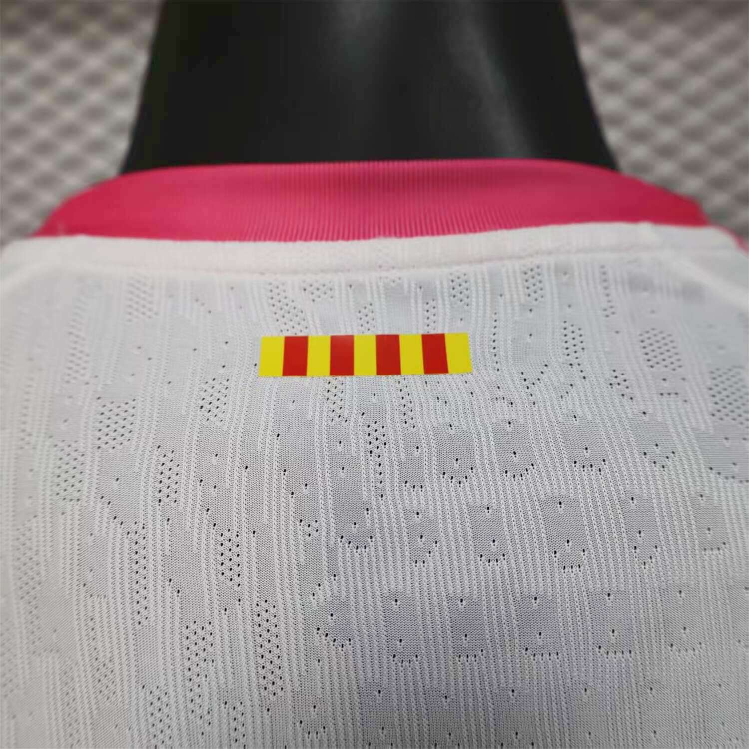 AlphaJersey-Barcelona 25-26 Red and White Diagonal Gradient Special Jersey - Player Version