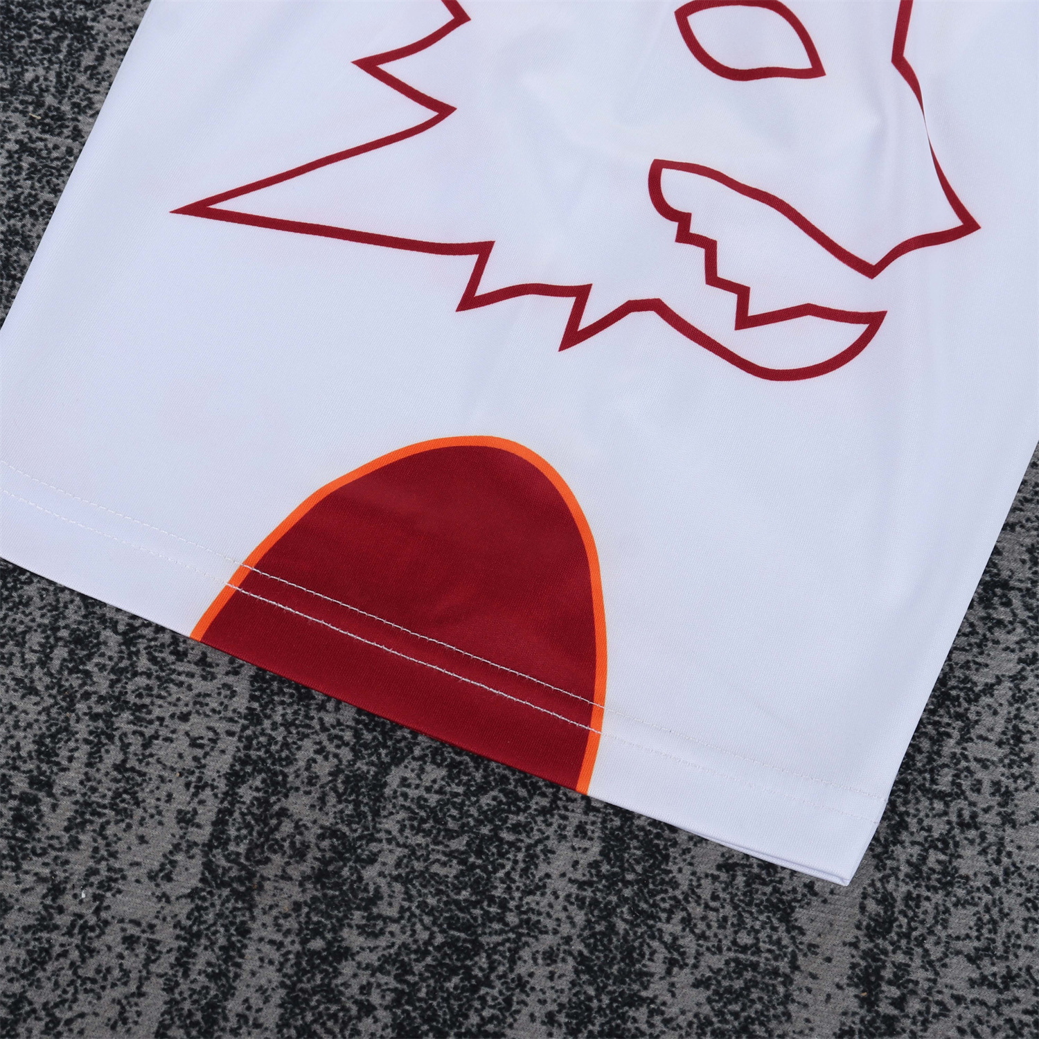 AlphaJersey-Retro Roma 1999-00 Home Kids Kit
