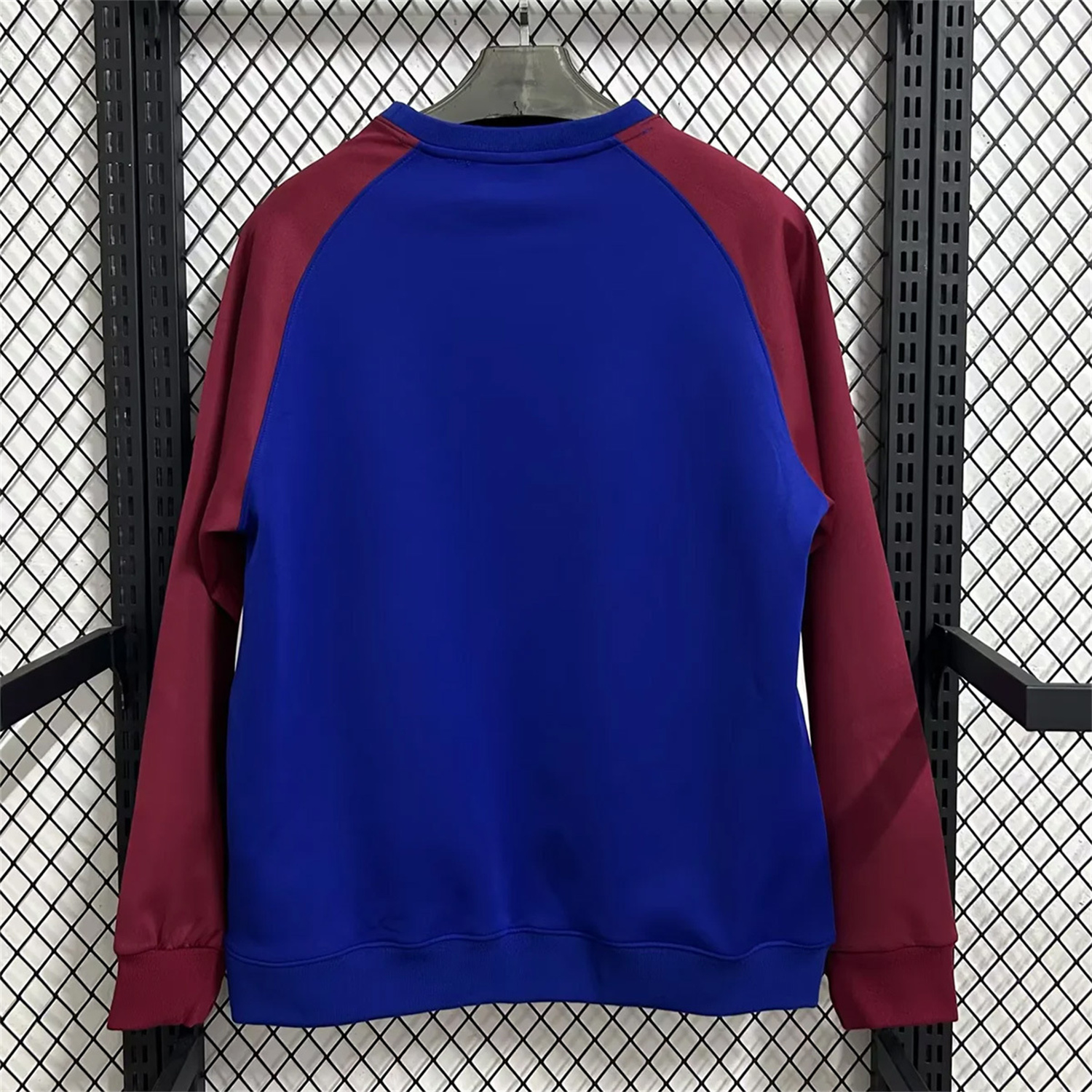 AlphaJersey-Barcelona 25-26 Blue And Red Unisex Pullover Hoodie