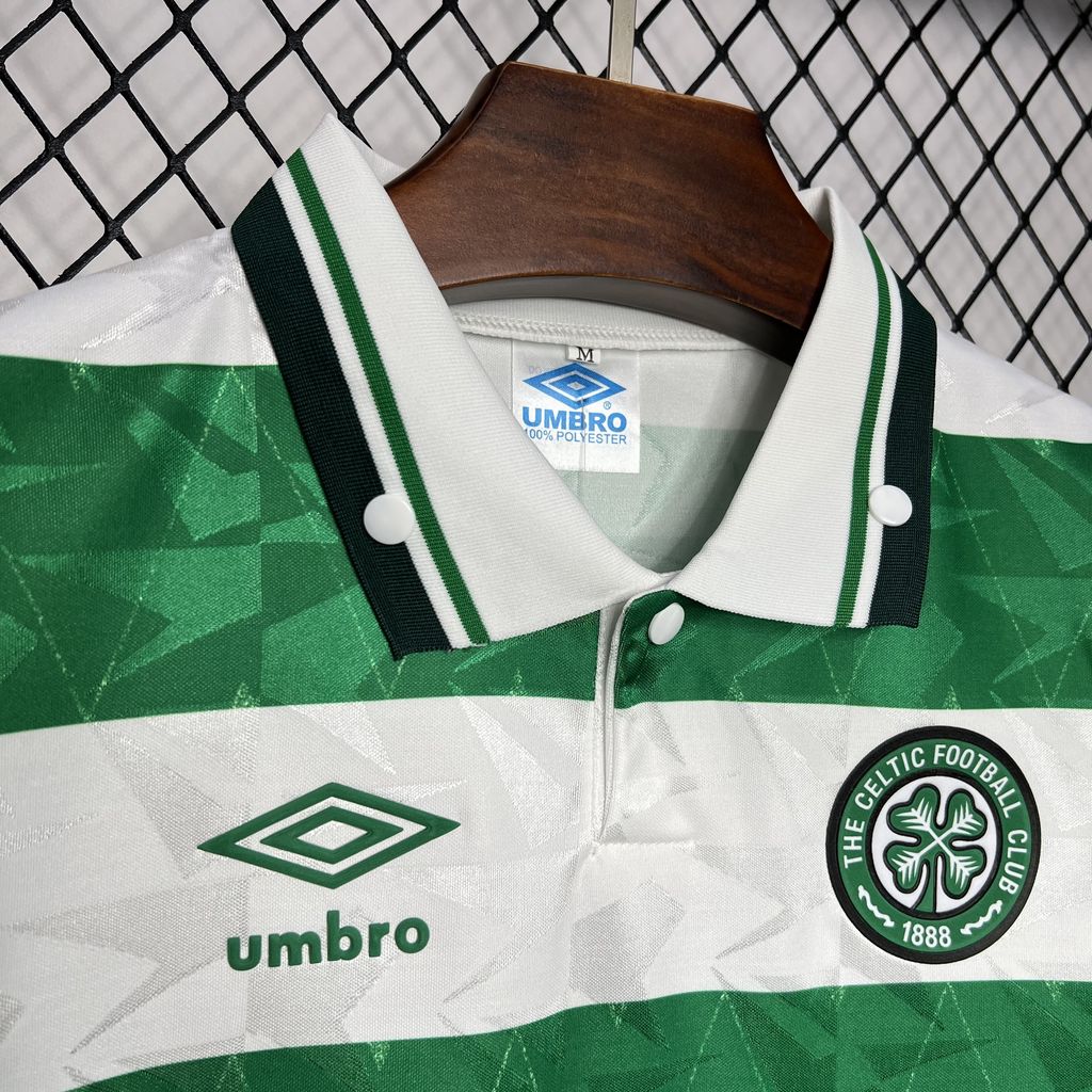 AlphaJersey-Retro Celtic 1989-91 Home Stadium Jersey
