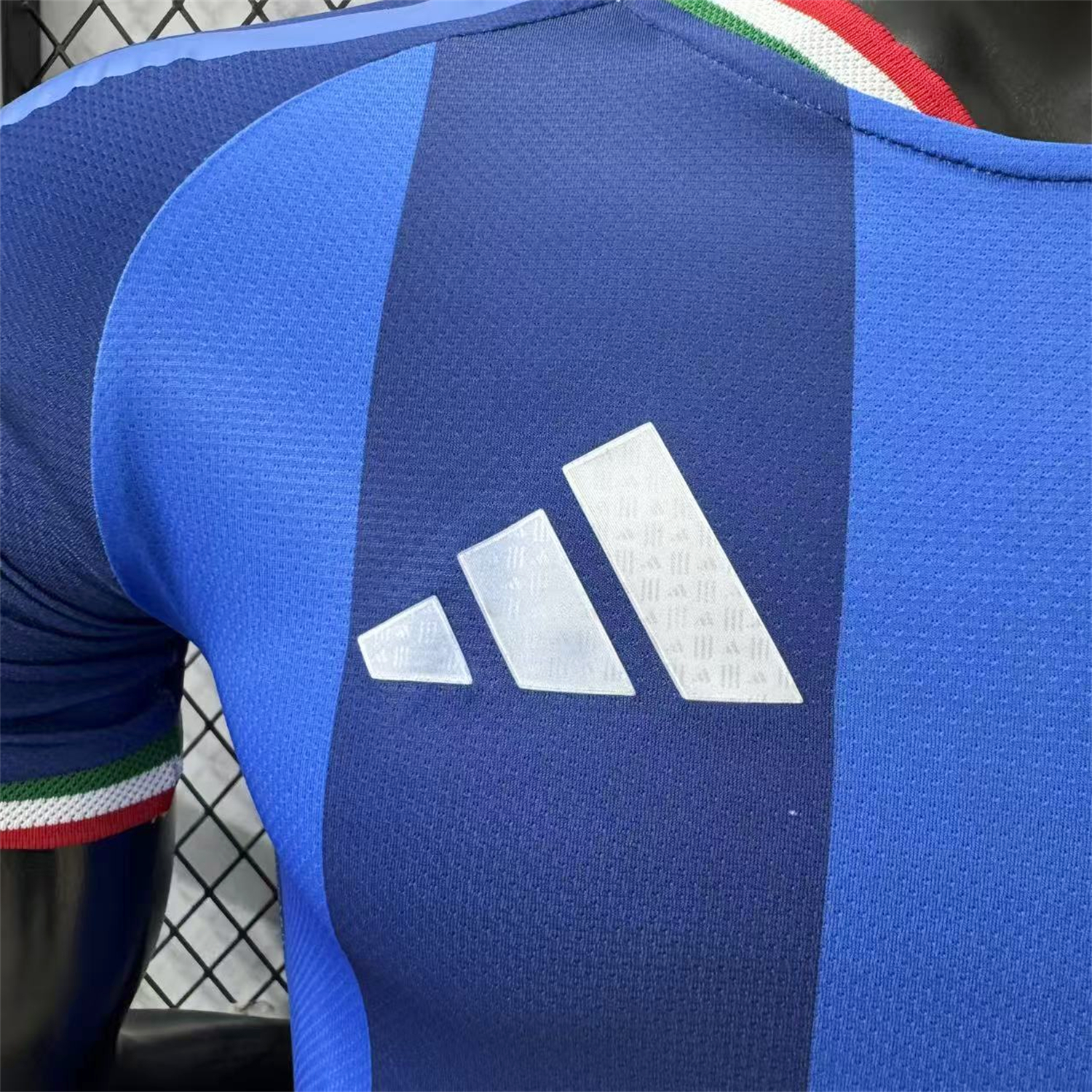 AlphaJersey-Italy 2026 Blue Vertical Stripes Special Jersey - Player Version
