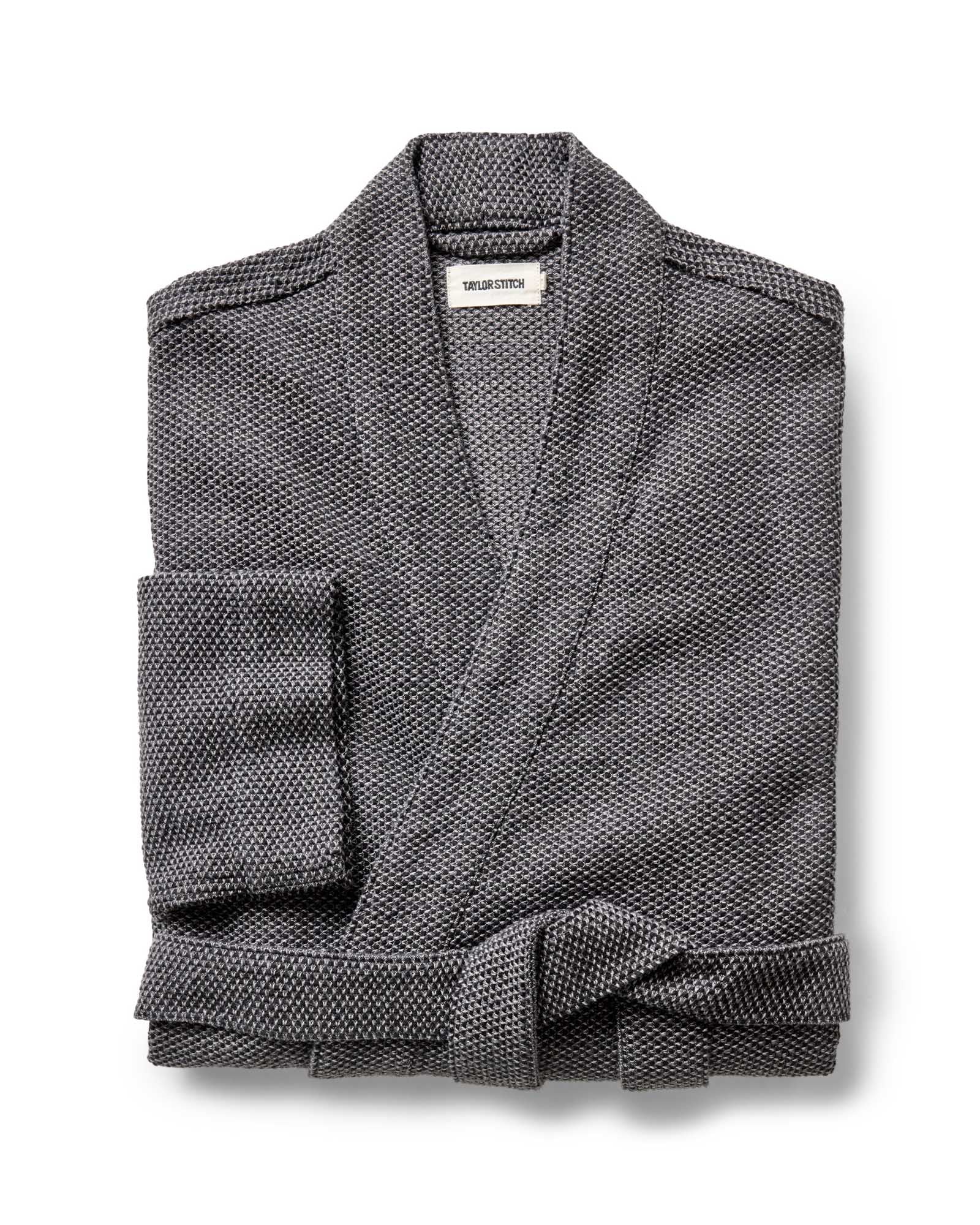 The Apres Robe in Charcoal Sashiko | Modern Menswear by yycbvcnbmmnbm