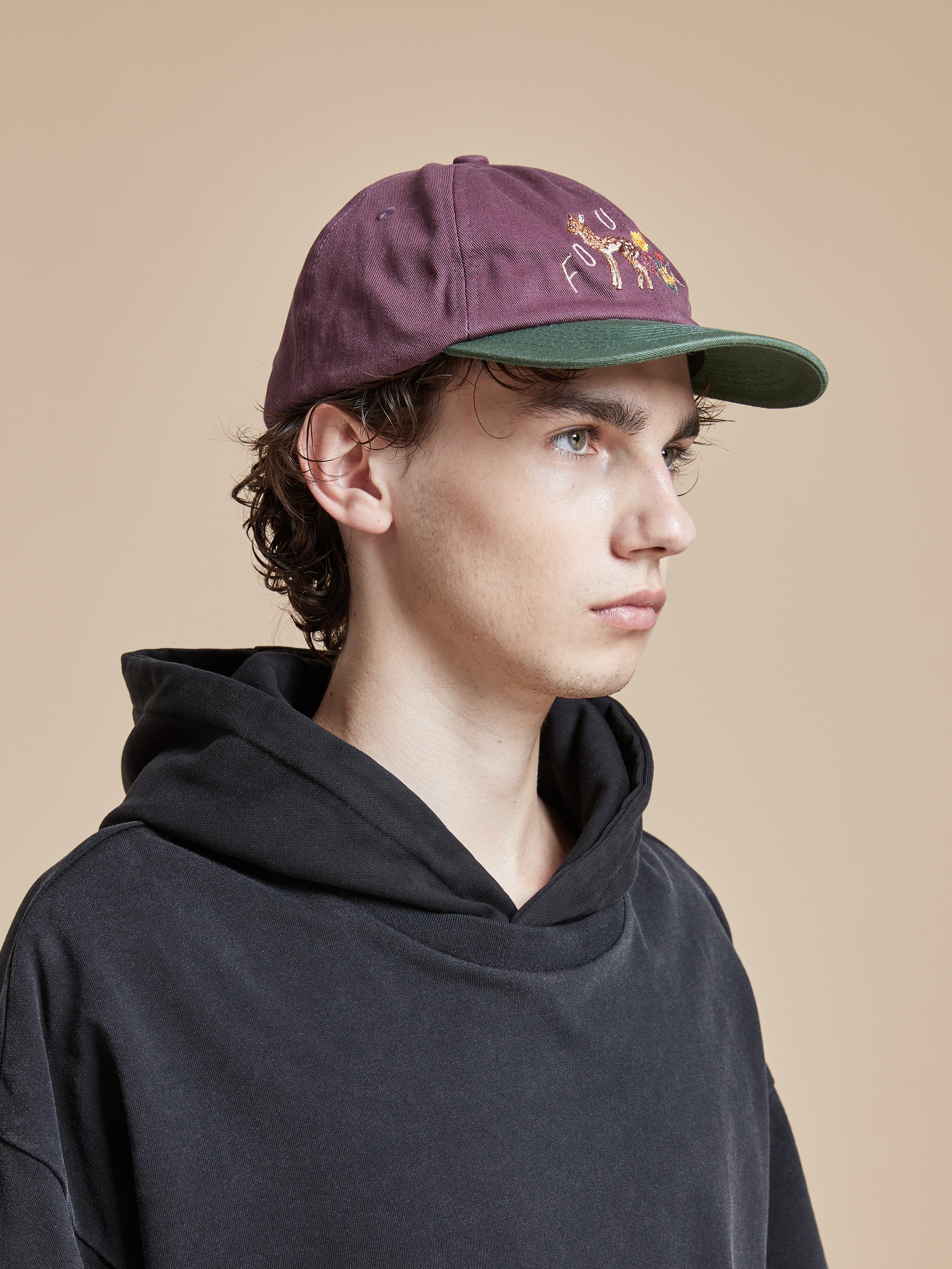 Flower Deer Cap | Modern Menswear by yycbvcnbmmnbm