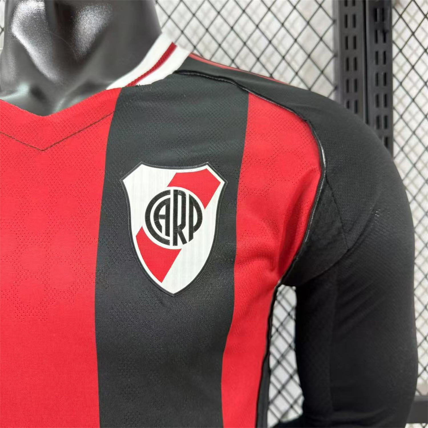 AlphaJersey-River Plate 25-26 Away Unsponsored Long Sleeves Jersey - Player Version