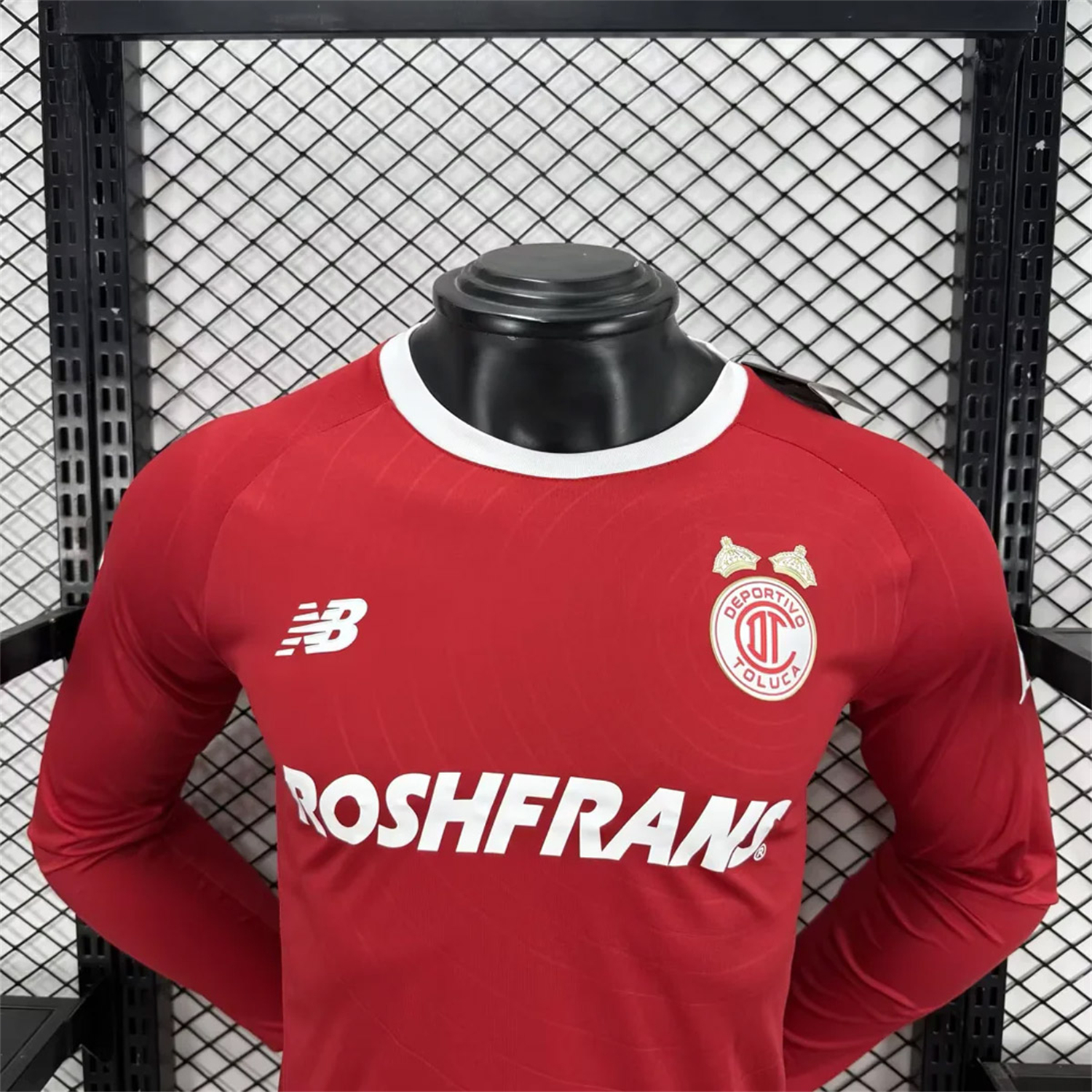 AlphaJersey-Toluca 25-26 Red Special Long Sleeves Jersey - Player Version
