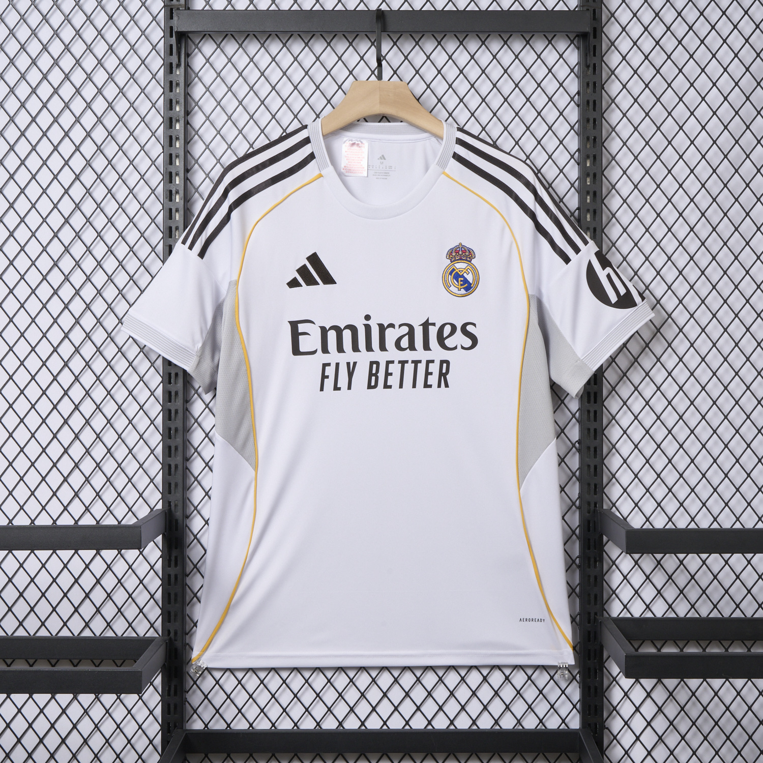 AlphaJersey-Real Madrid 25-26 Home White Jersey - Fans Version
