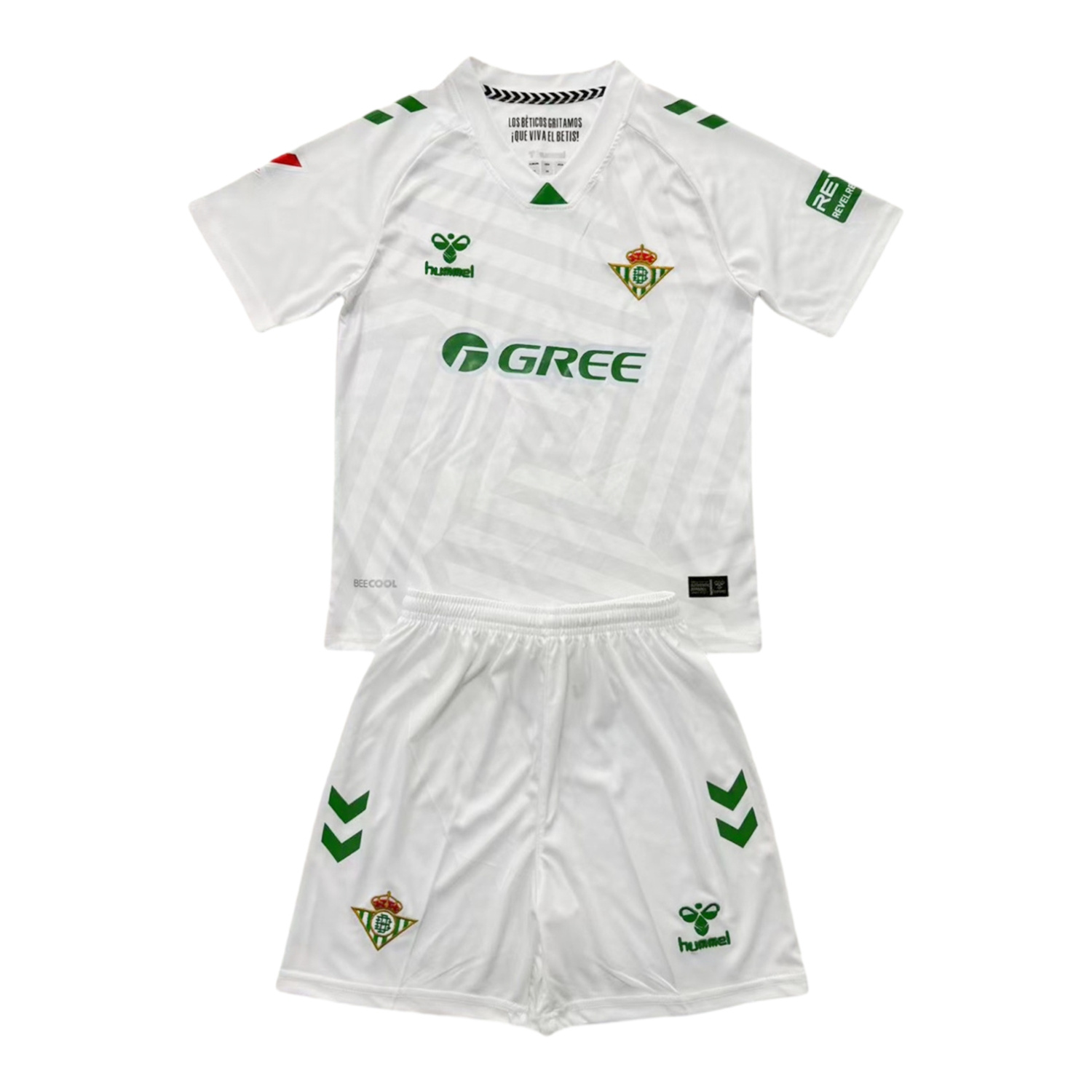 AlphaJersey-Real Betis 25-26 White Goalkeeper Men's Adult Jersey Set - Fans Version