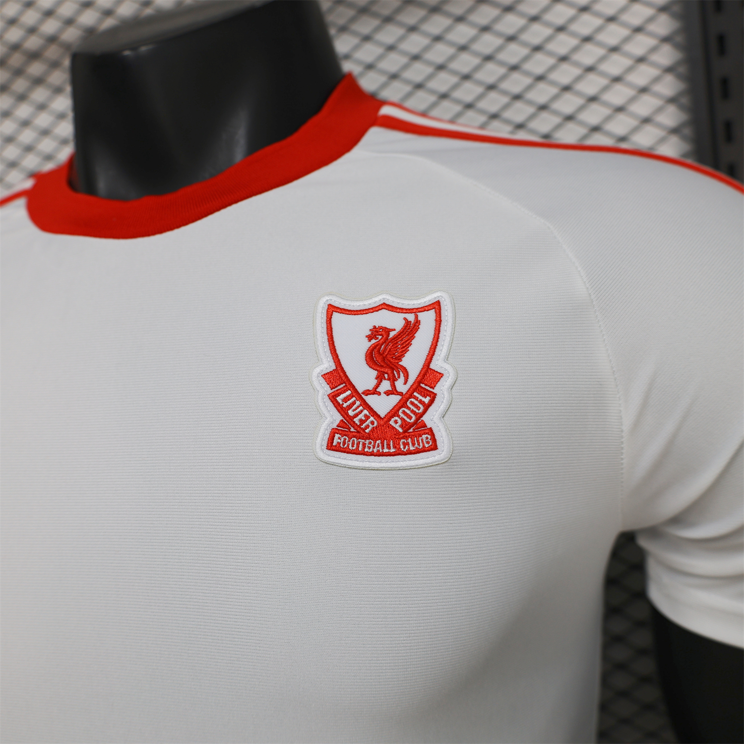 AlphaJersey-Liver.pool 25-26 Terrace Icon Retro Casual Style White Jersey - Player Version