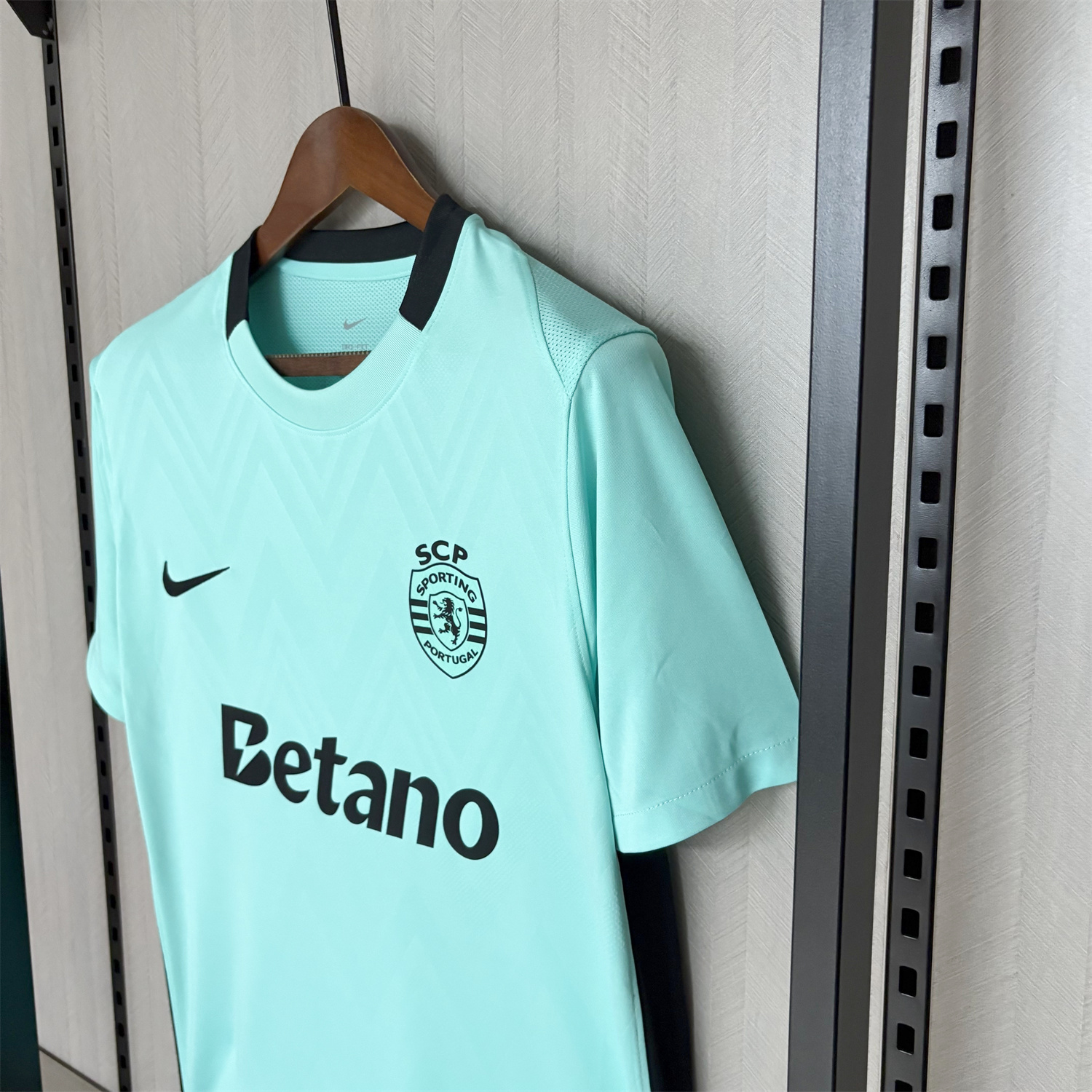 AlphaJersey-Sporting CP 25-26 Third Cyan Jersey - Fans Version