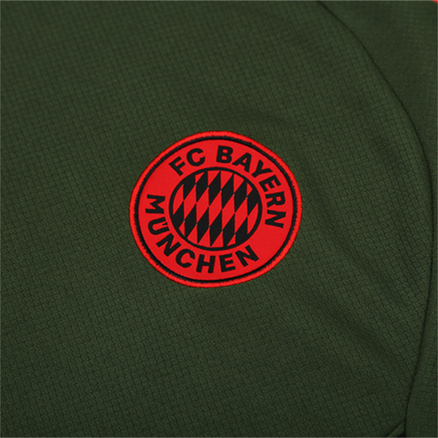 AlphaJersey-Bayern Munich 25-26 Kids Short-Sleeve Training Set - Green Top & Black shorts