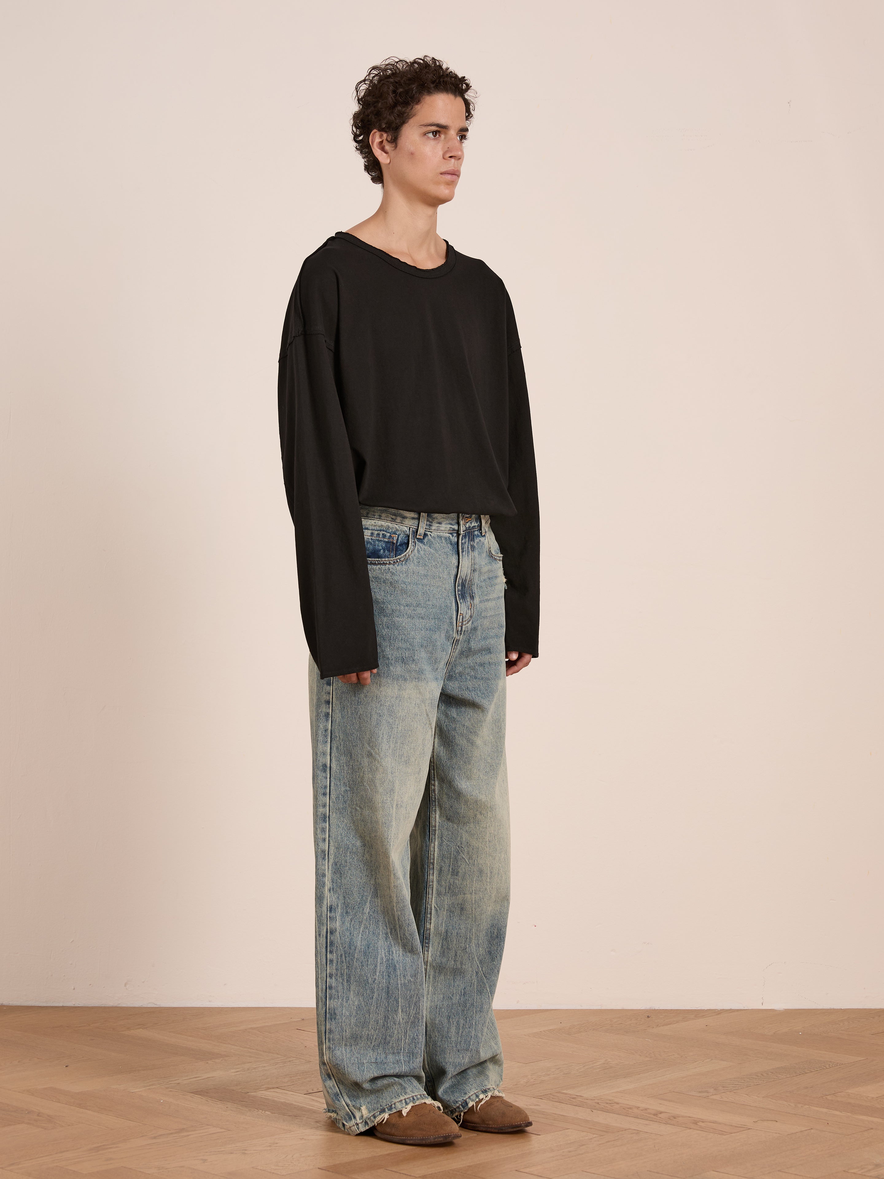 Reversed LS Tee | Modern Menswear by yycbvcnbmmnbm