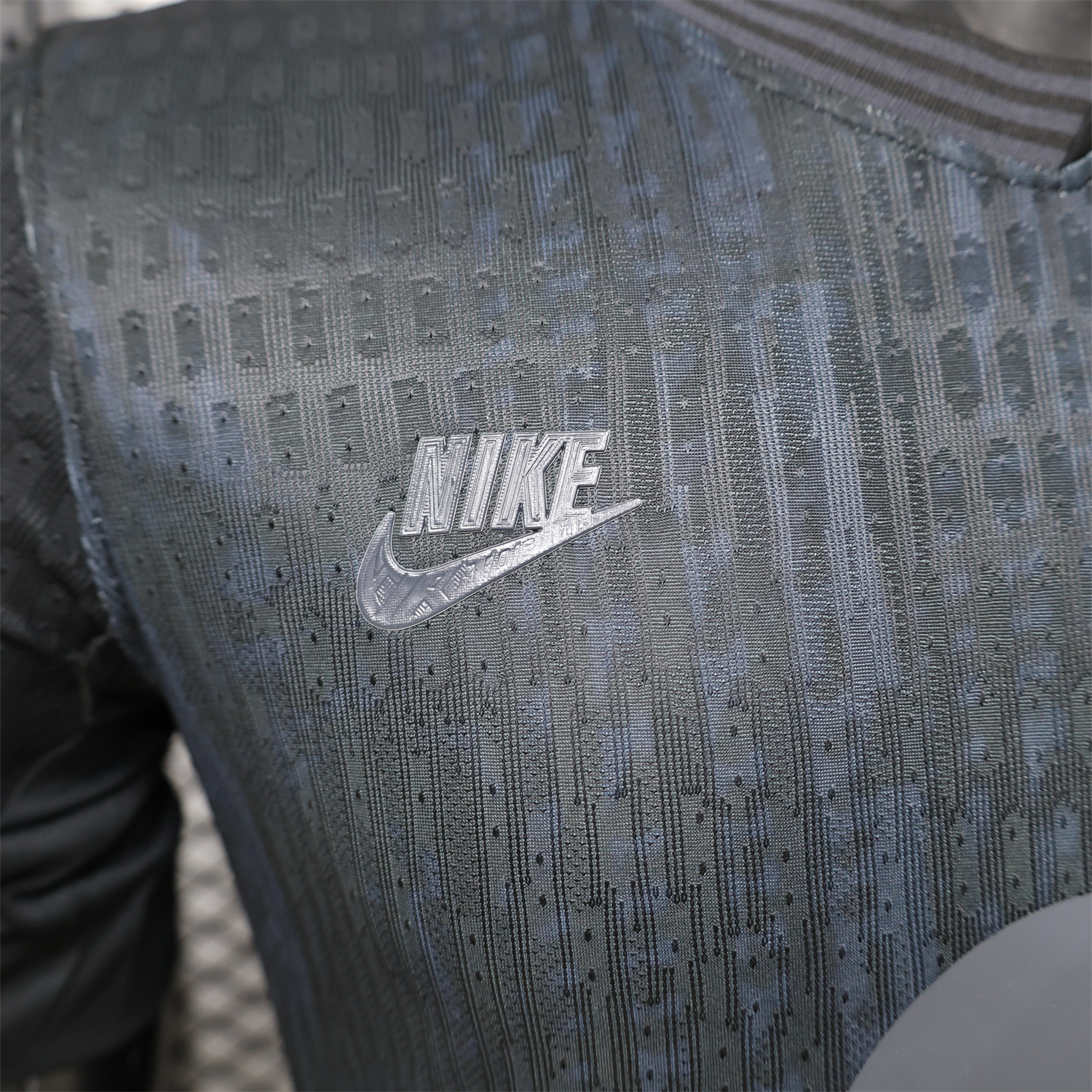 AlphaJersey-Barcelona 25-26 Blue Texture Black Special Jersey - Player Version