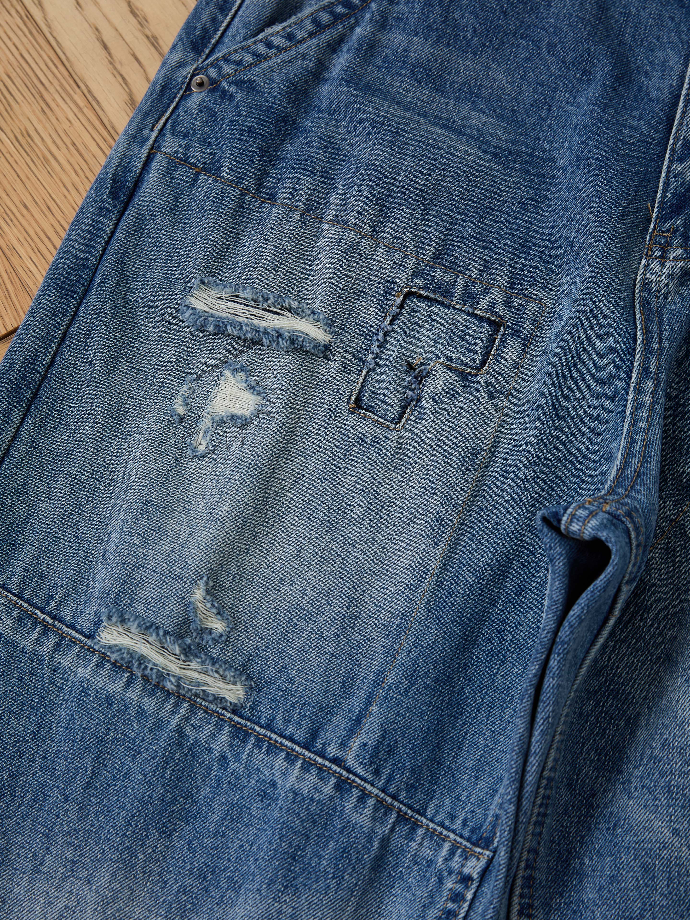Painter Repaired Jeans | Modern Menswear by yycbvcnbmmnbm