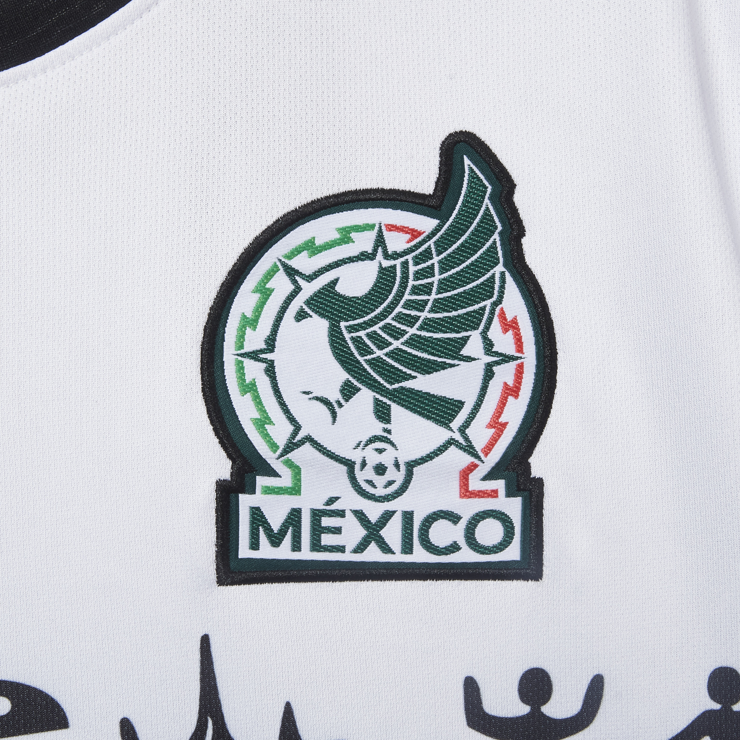 AlphaJersey-Mexico 25-26 Mayan Cvilization Black And White Special Jersey - Fans Version