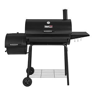 Charcoal Grill and Offset Smoker