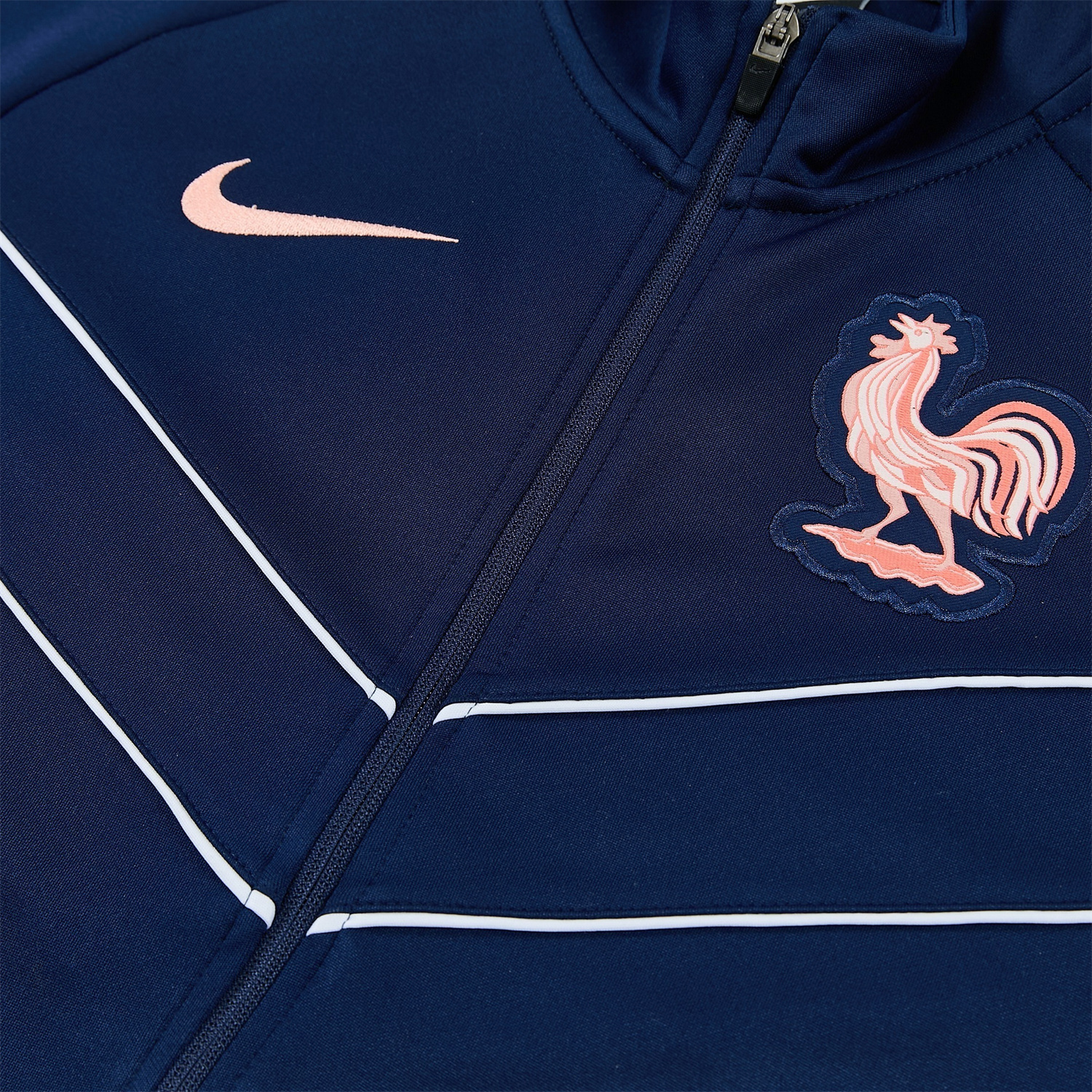 AlphaJersey-France 2026 Jacket Training Tracksuit - Dark Blue Jackets & Pants