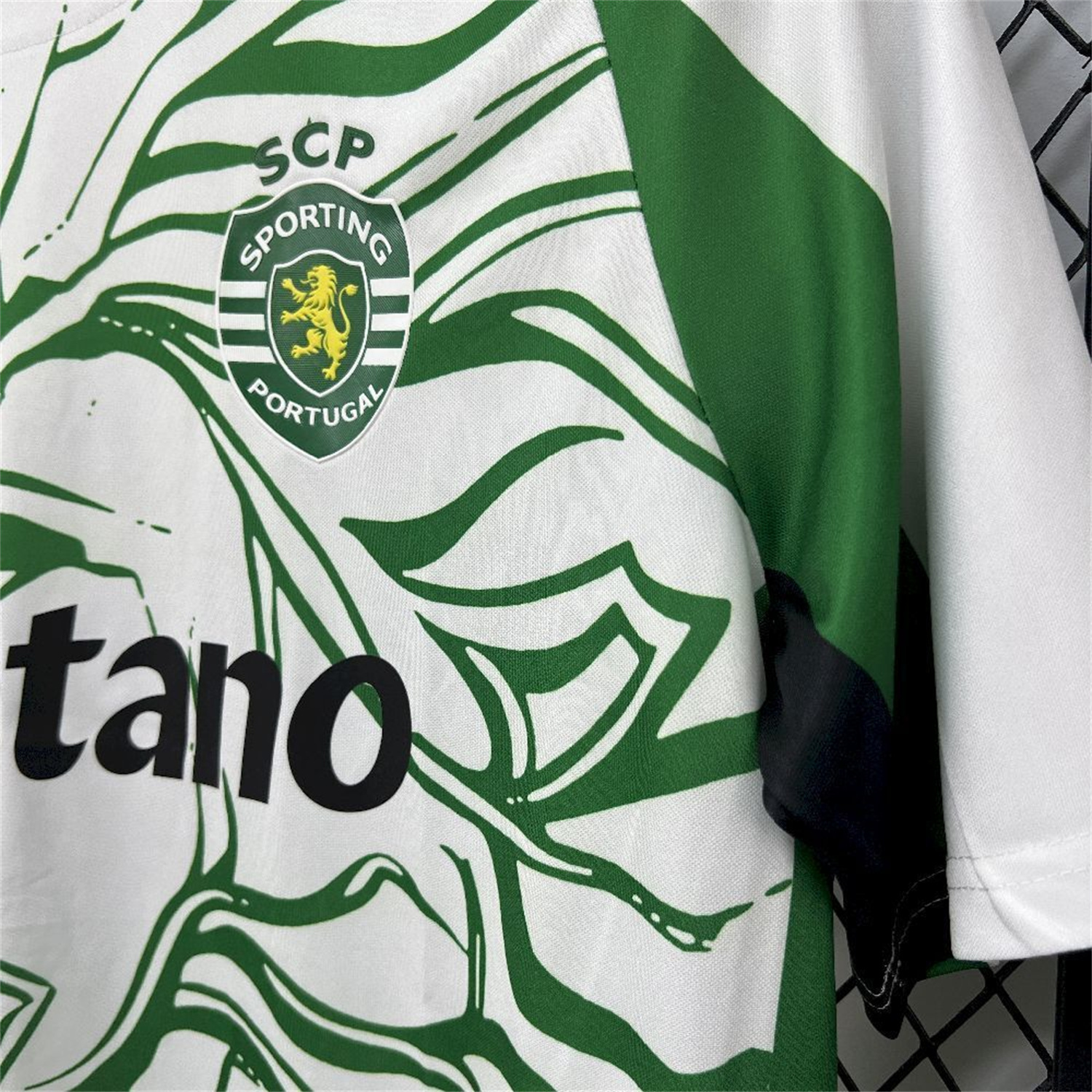 AlphaJersey-Sporting CP 25-26 Green Lion Special White Jersey - Fans Version