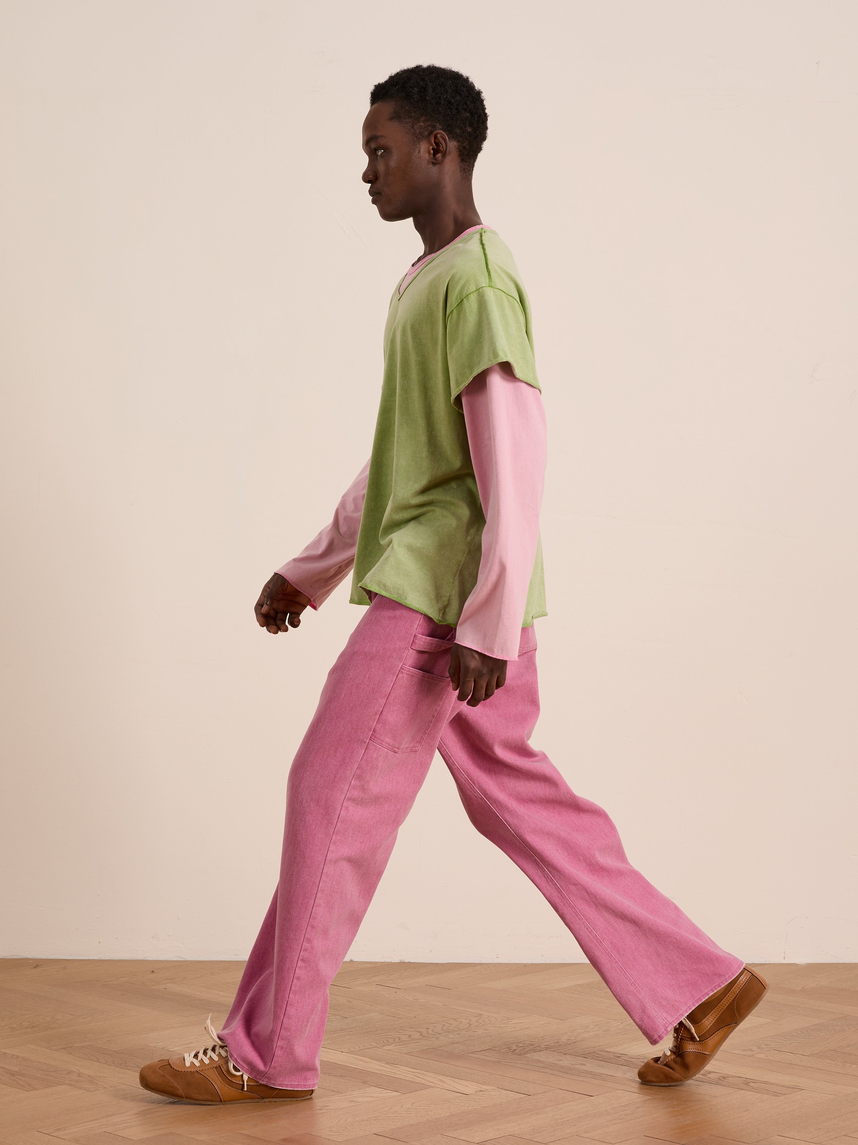Double Layer LS Tee | Modern Menswear by yycbvcnbmmnbm