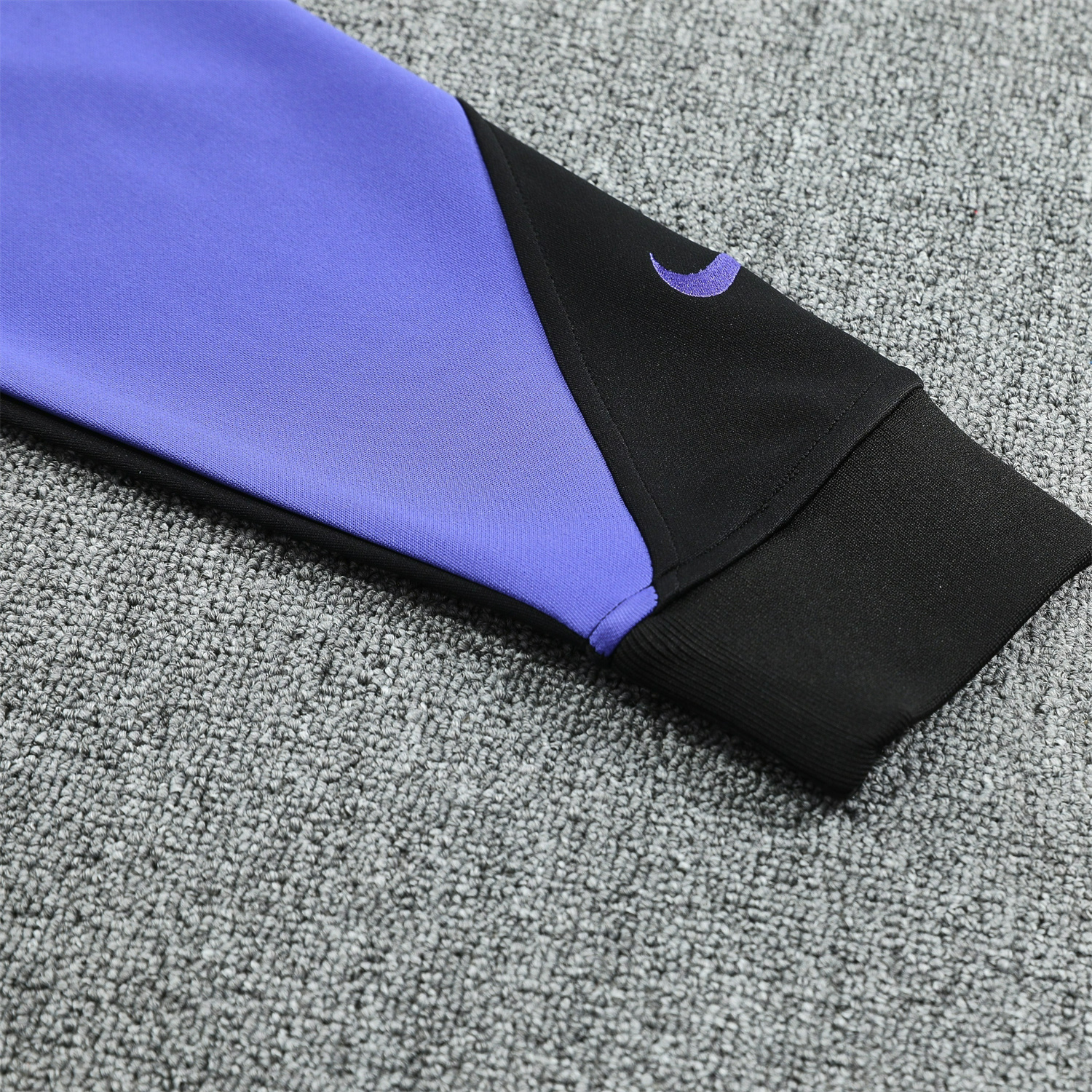 AlphaJersey-Barcelona 25-26 Jacket Training Tracksuit - Black Purple Jackets & Black Pants