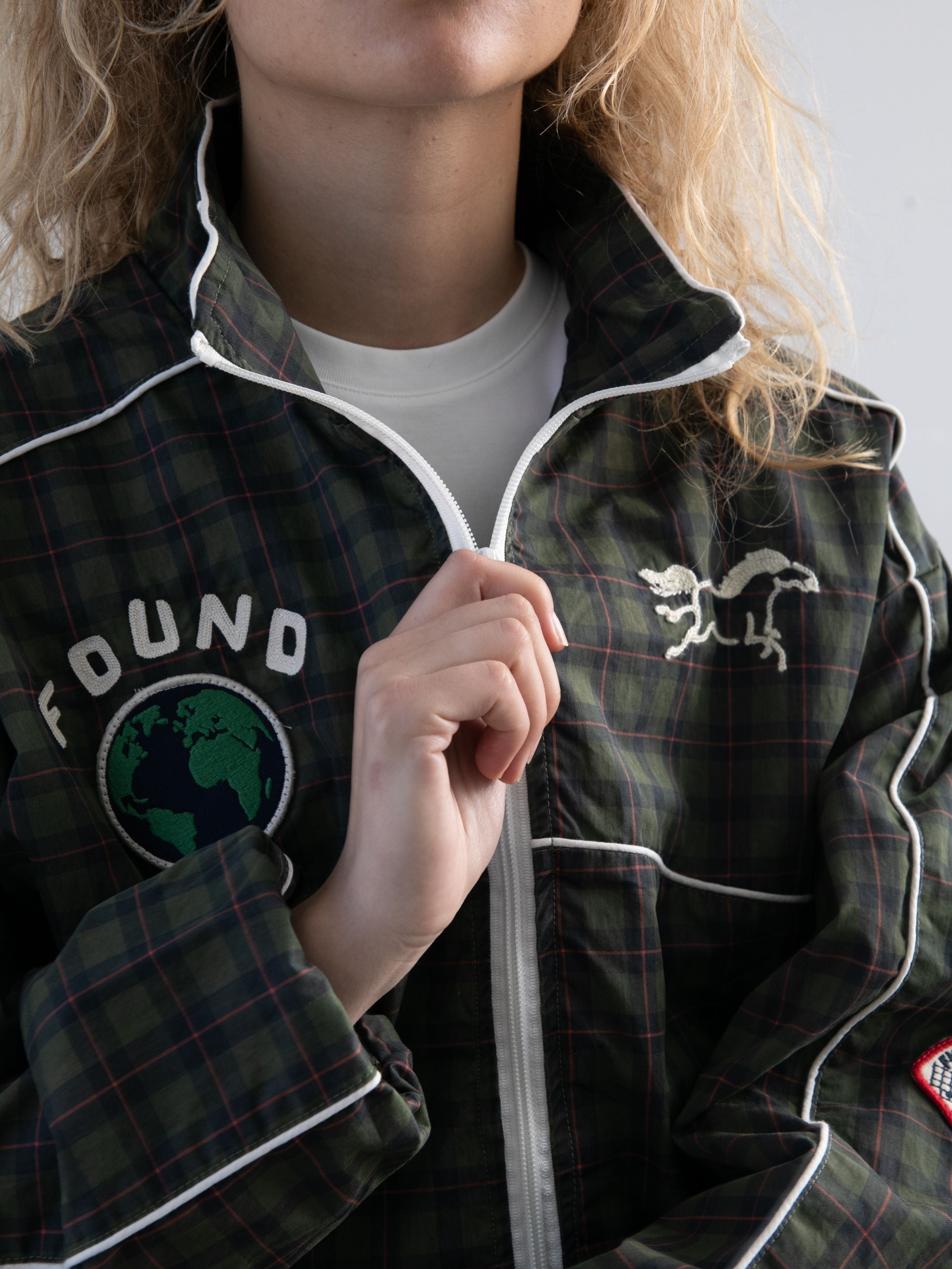 Forest Plaid Track Jacket | Modern Menswear by yycbvcnbmmnbm