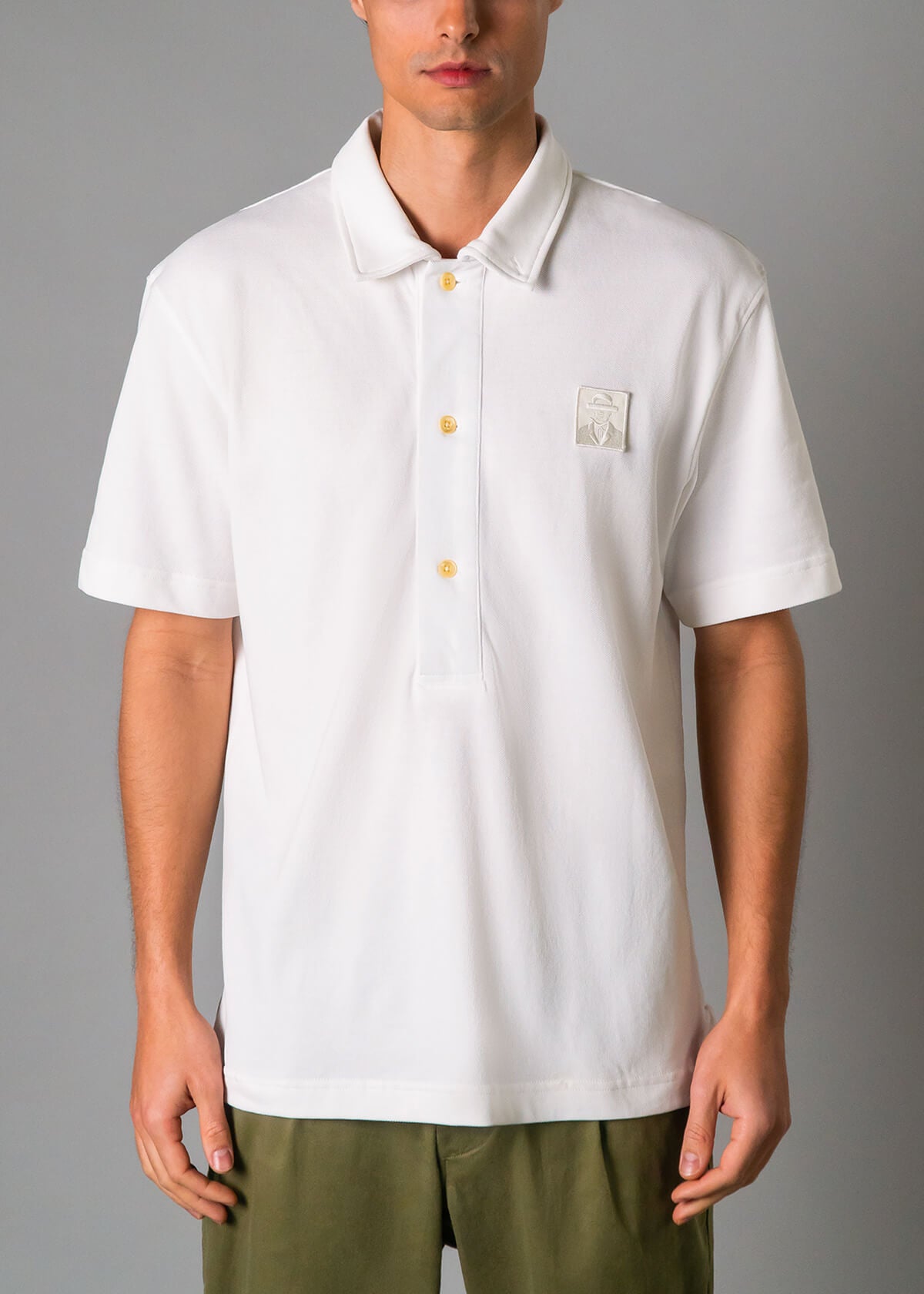 Pique Polo White | Modern Menswear by yycbvcnbmmnbm