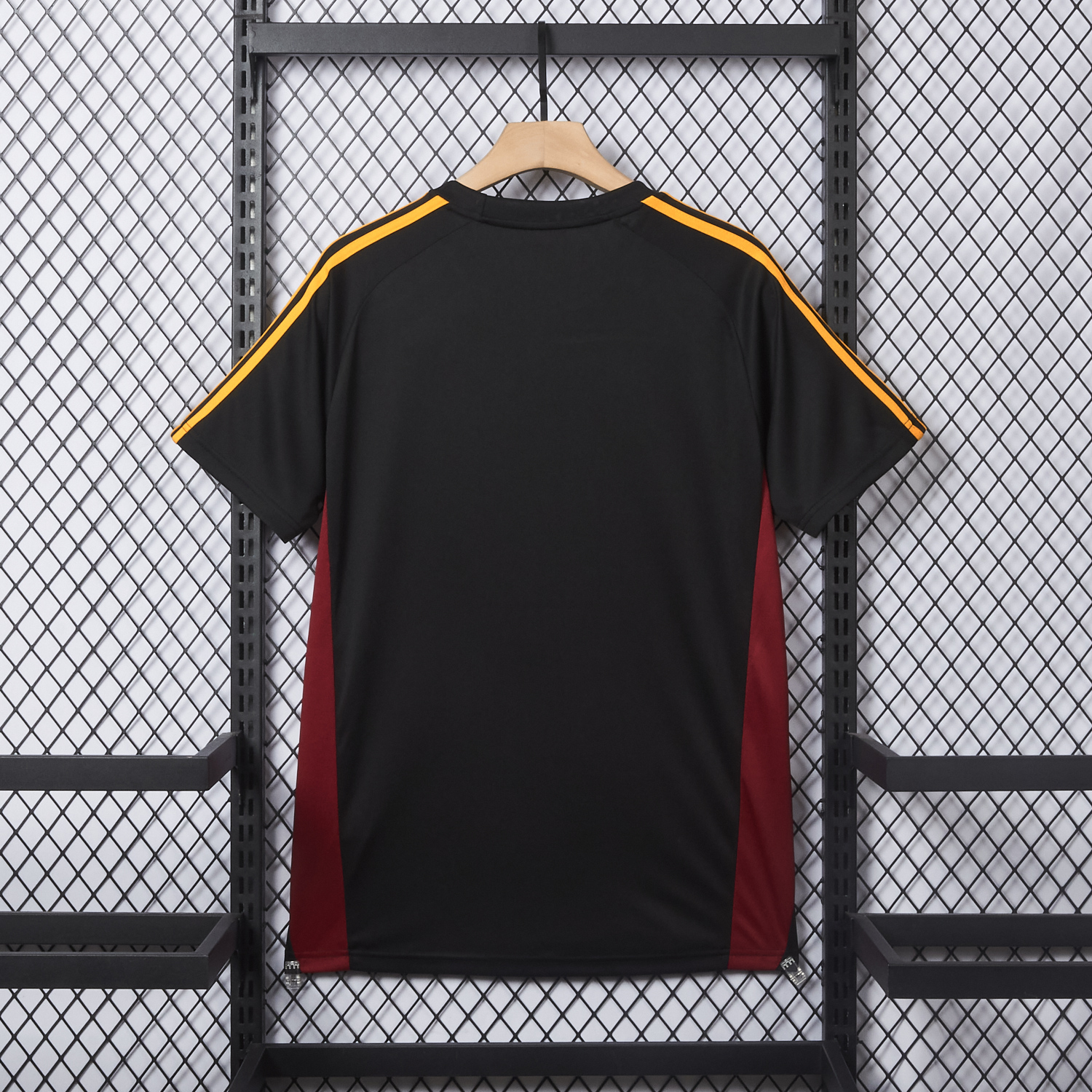 AlphaJersey-AS Roma 25-26 Travel Special Black Jersey - Fans Version