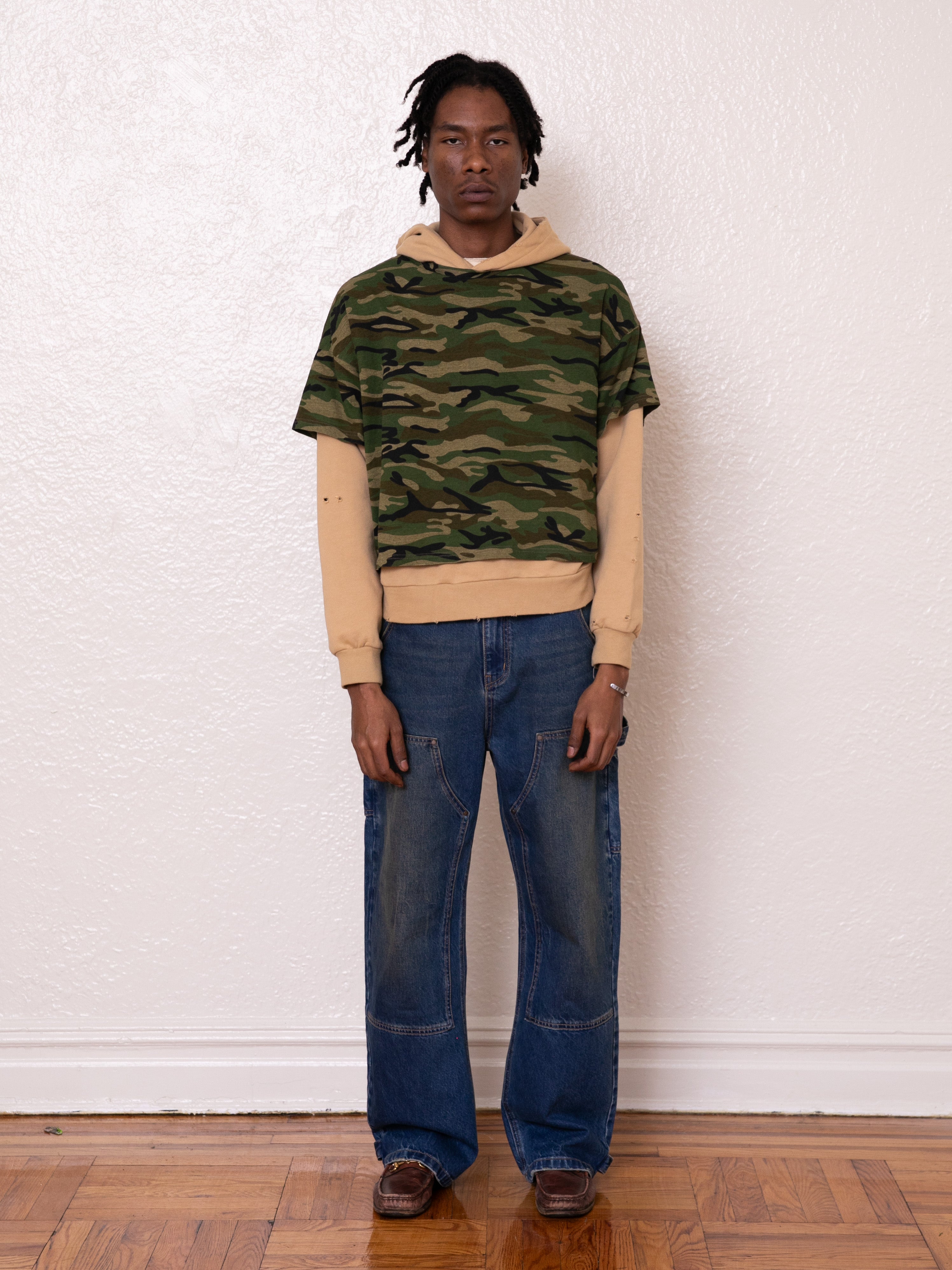 Double Layer Hoodie | Modern Menswear by yycbvcnbmmnbm