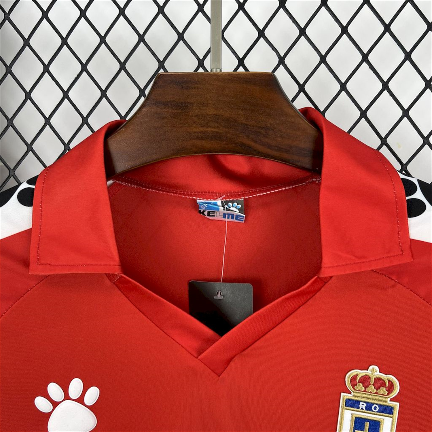 AlphaJersey-Retro Real Oviedo Vetusta 1990-91 Away Red Jersey