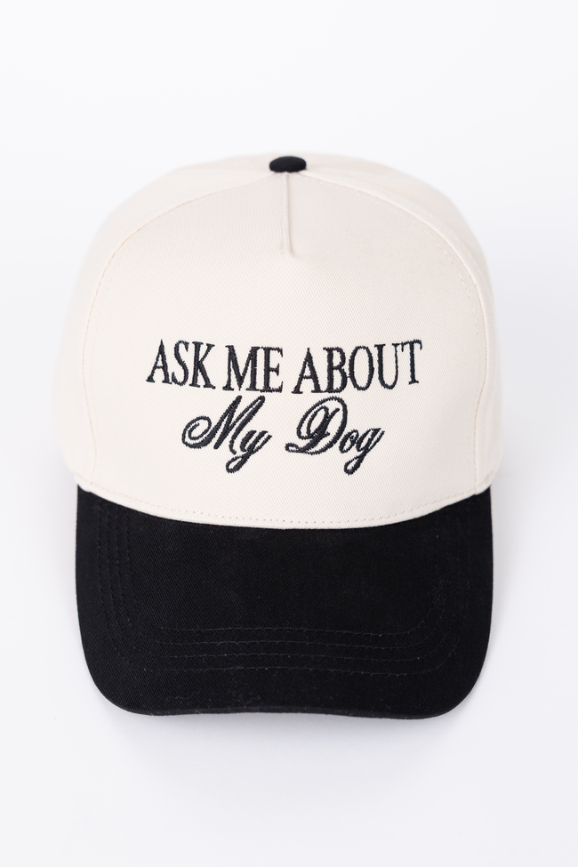 Ask Me About My Dog Black Trucker Hat SALE | Elegant Women's Fashion by coolavocek