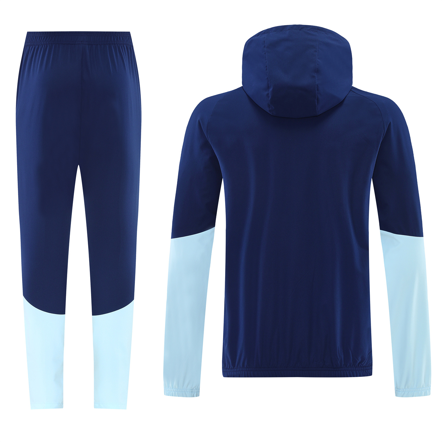 AlphaJersey-Argentina 2026 Hooded Windbreaker Training Set - Dark Blue Top & Pants