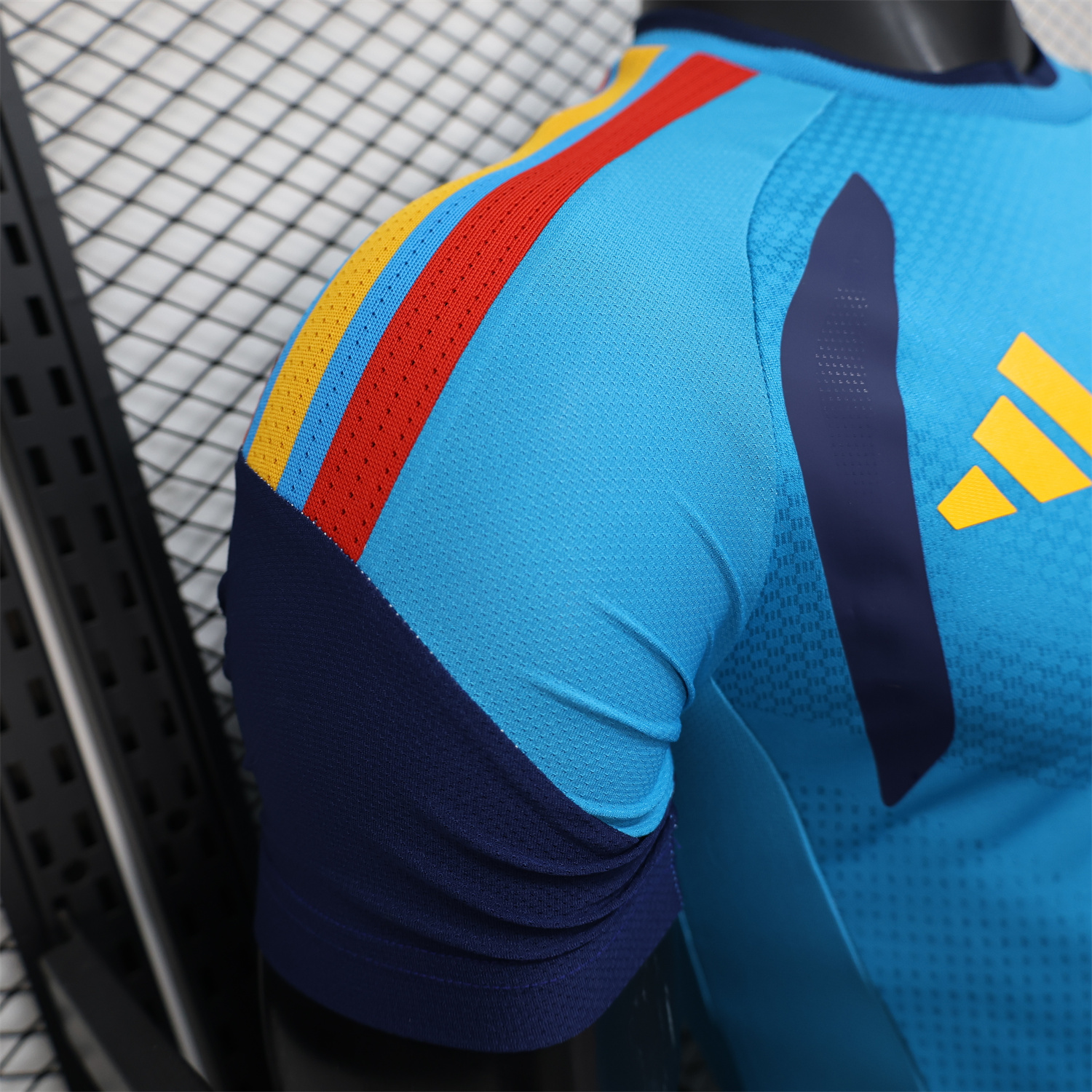AlphaJersey-Spain 2026 Blue Pre-Match Training Jersey - Player Version