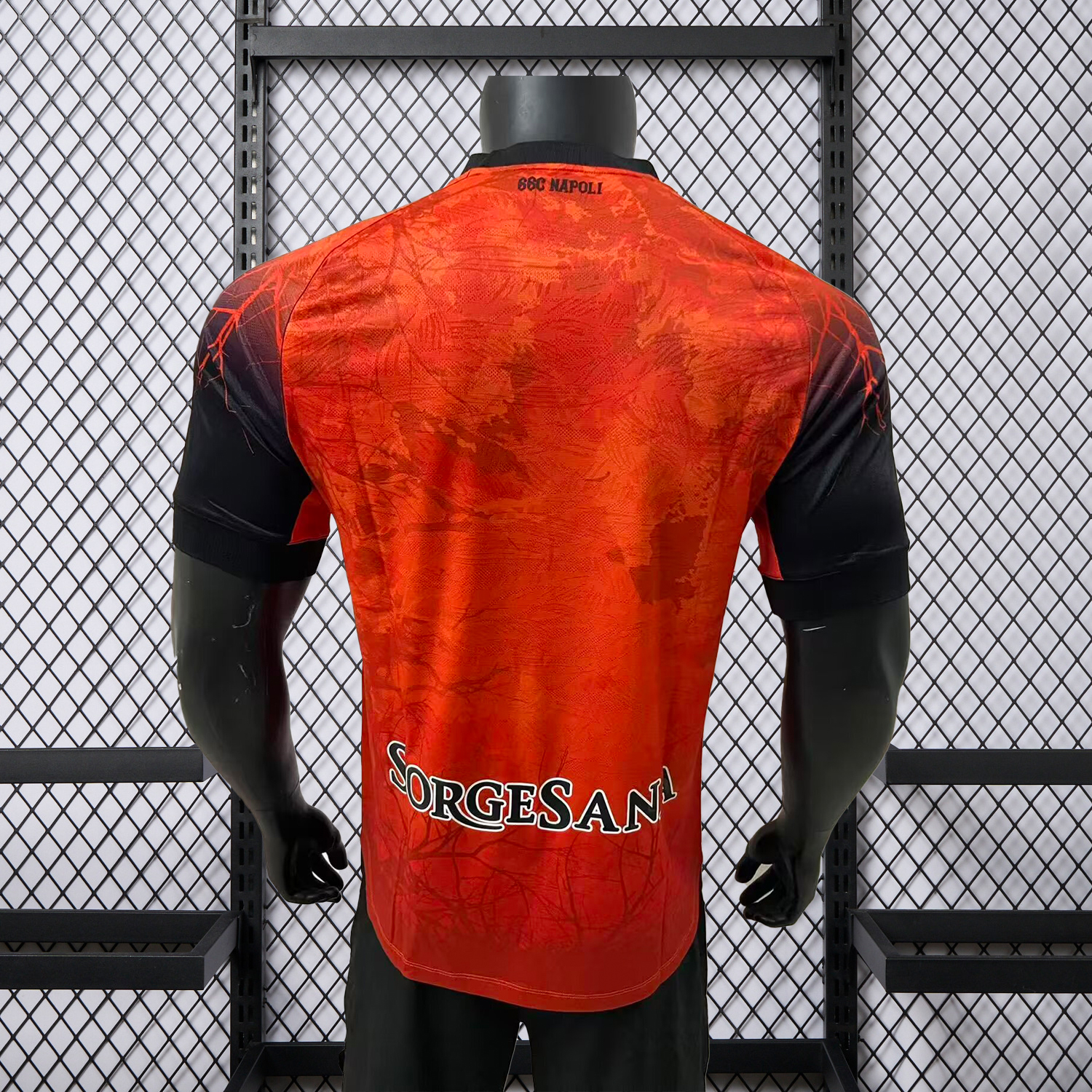 AlphaJersey-Napoli 25-26 Halloween Orange Goalkeeper Jersey - Player Version