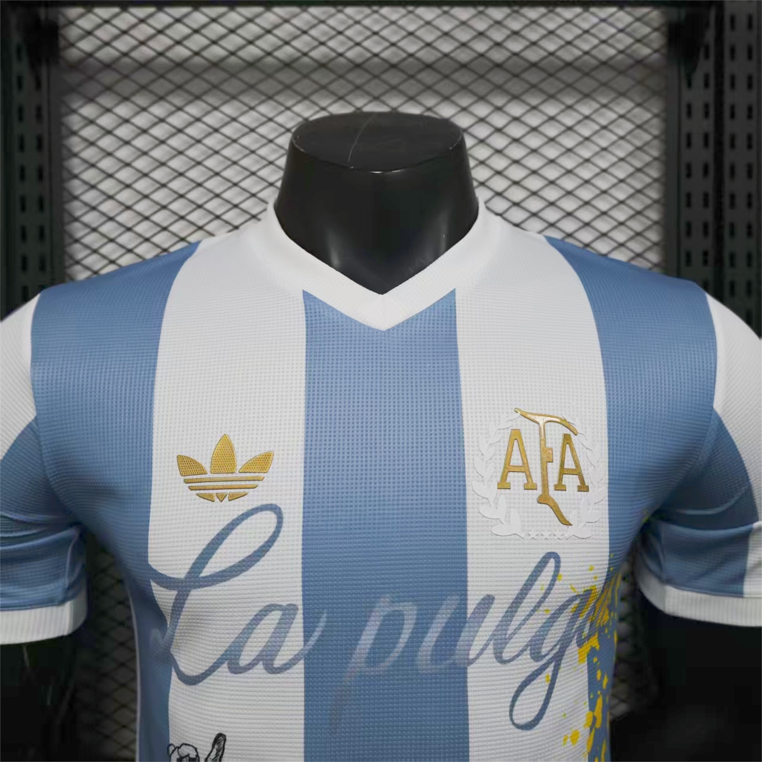 AlphaJersey-Argentina 25-26 50th Anniversary Messi Graffiti Special Jersey - Player Version