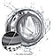 Shop for WW80T754DWH/SP now. Image shows water swishing around washer drum of QuickDrive™, 8Kg, Front Load, 4 Ticks