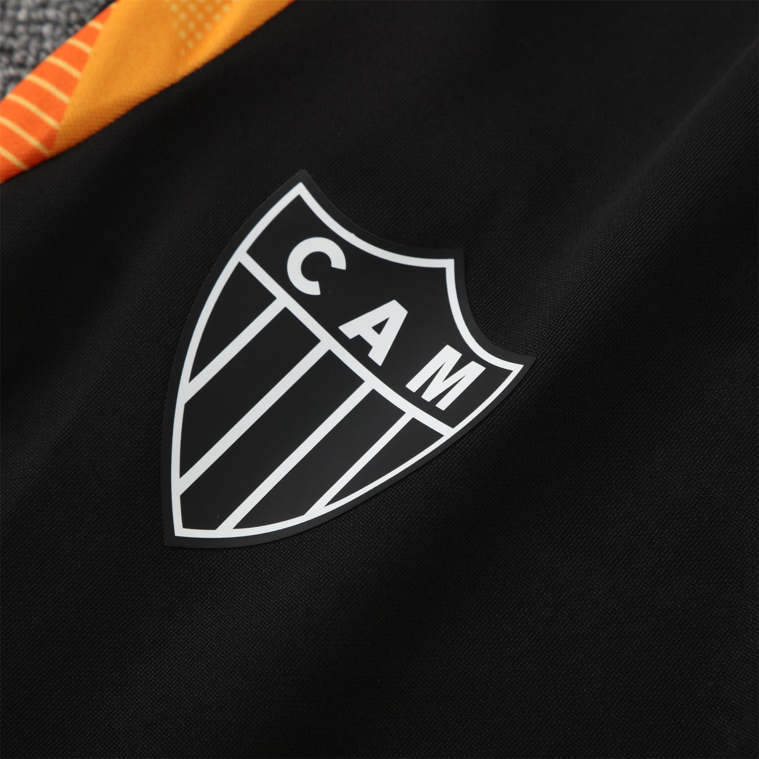 AlphaJersey-Atletico Mineiro 25-26 Long Sleeve Training Set - Yellow Top & Black Pants