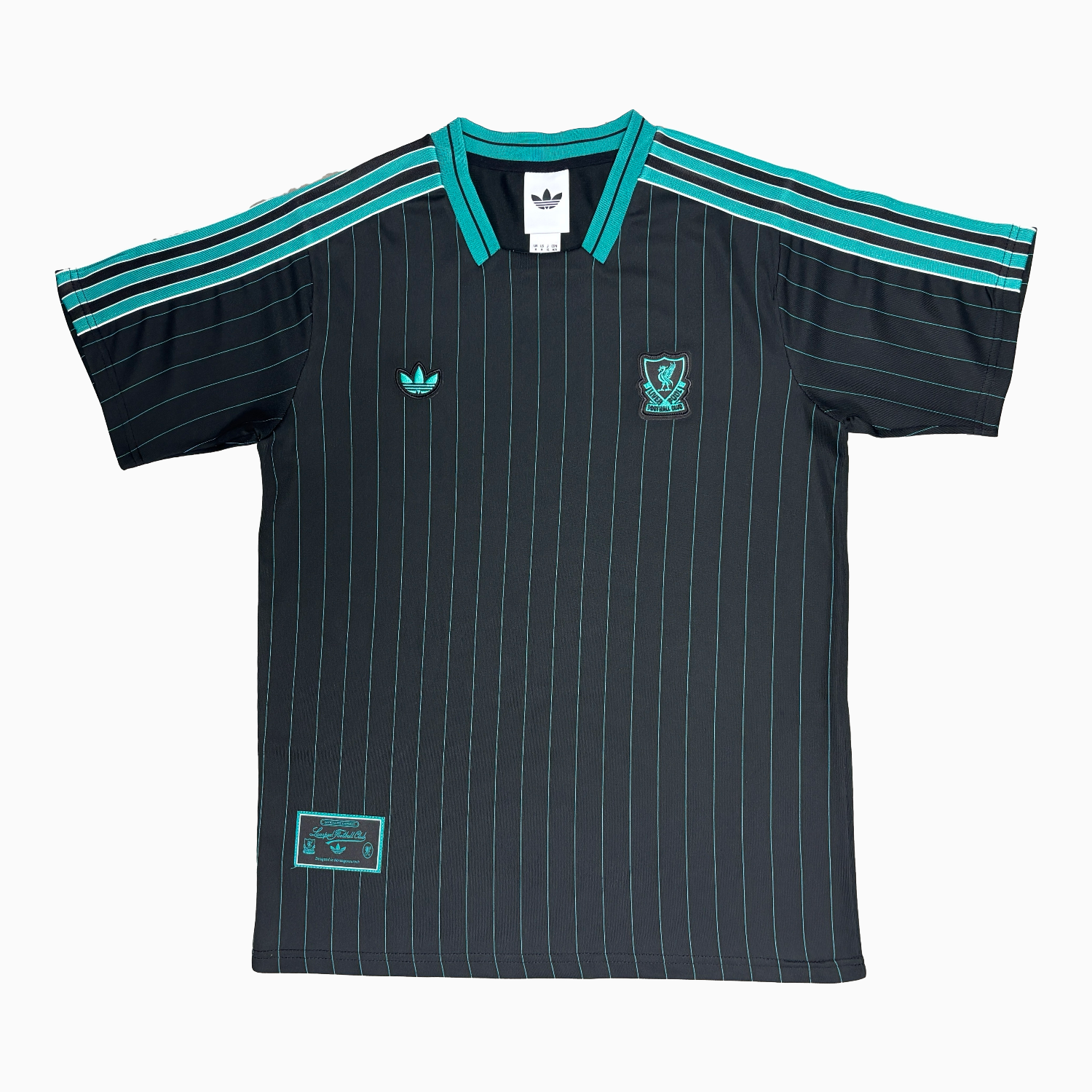 AlphaJersey-Liver.pool 25-26 Icon Range Travel Special Edition Black Jersey - Fans Version