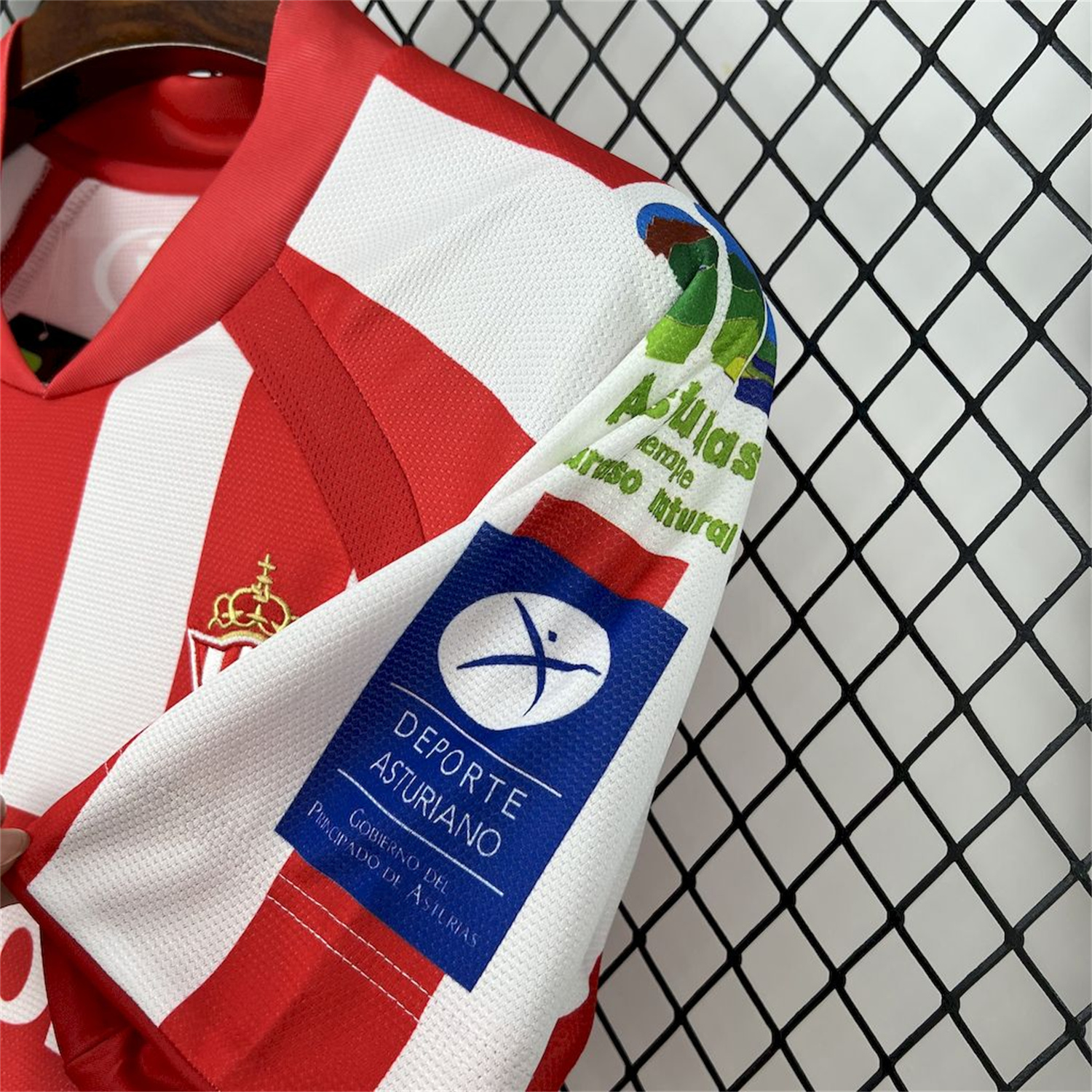 AlphaJersey-Retro Sporting de Gijon 2008-09 Home Jersey