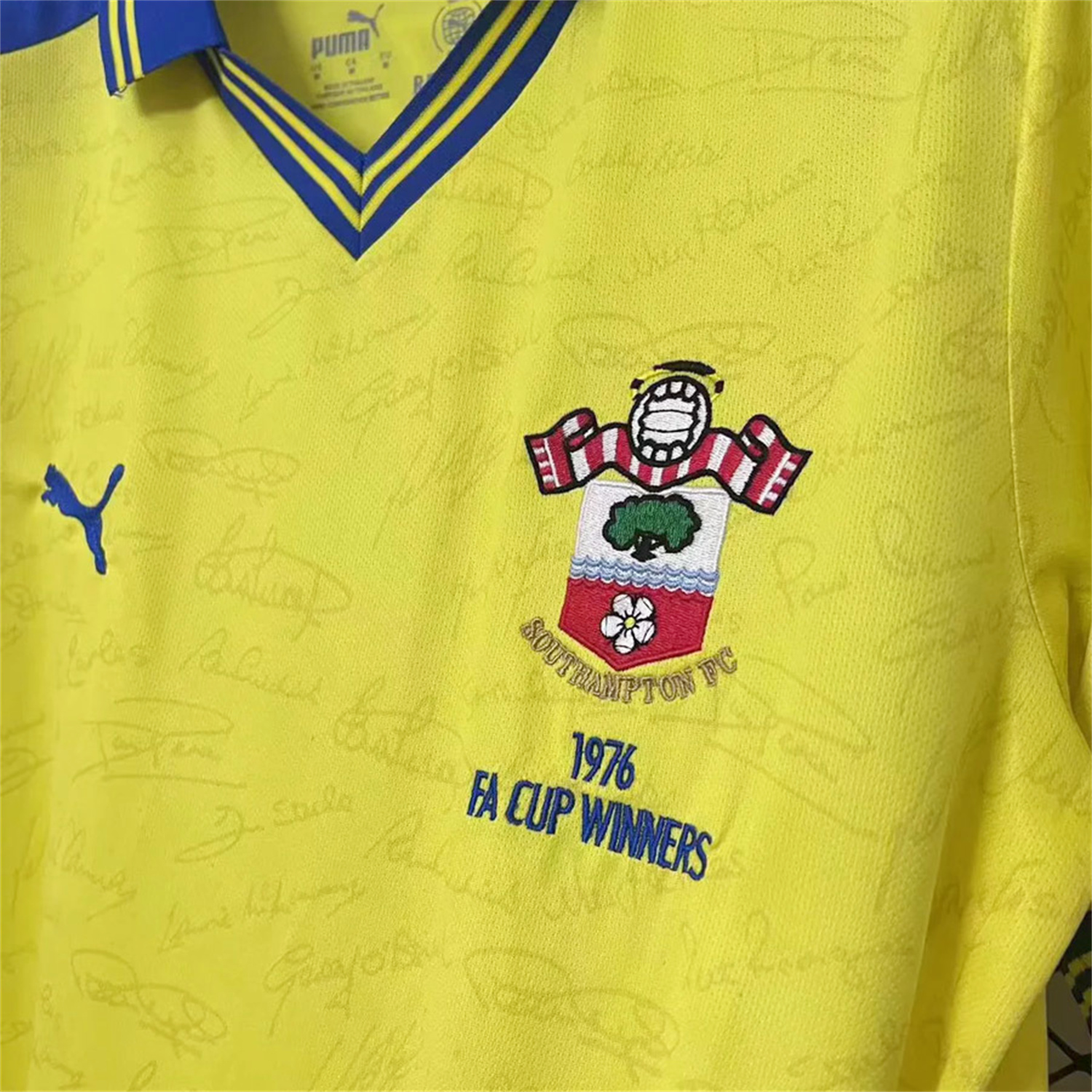AlphaJersey-Southampton 26-27 50th Anniversary Yellow Jersey - Fans Version
