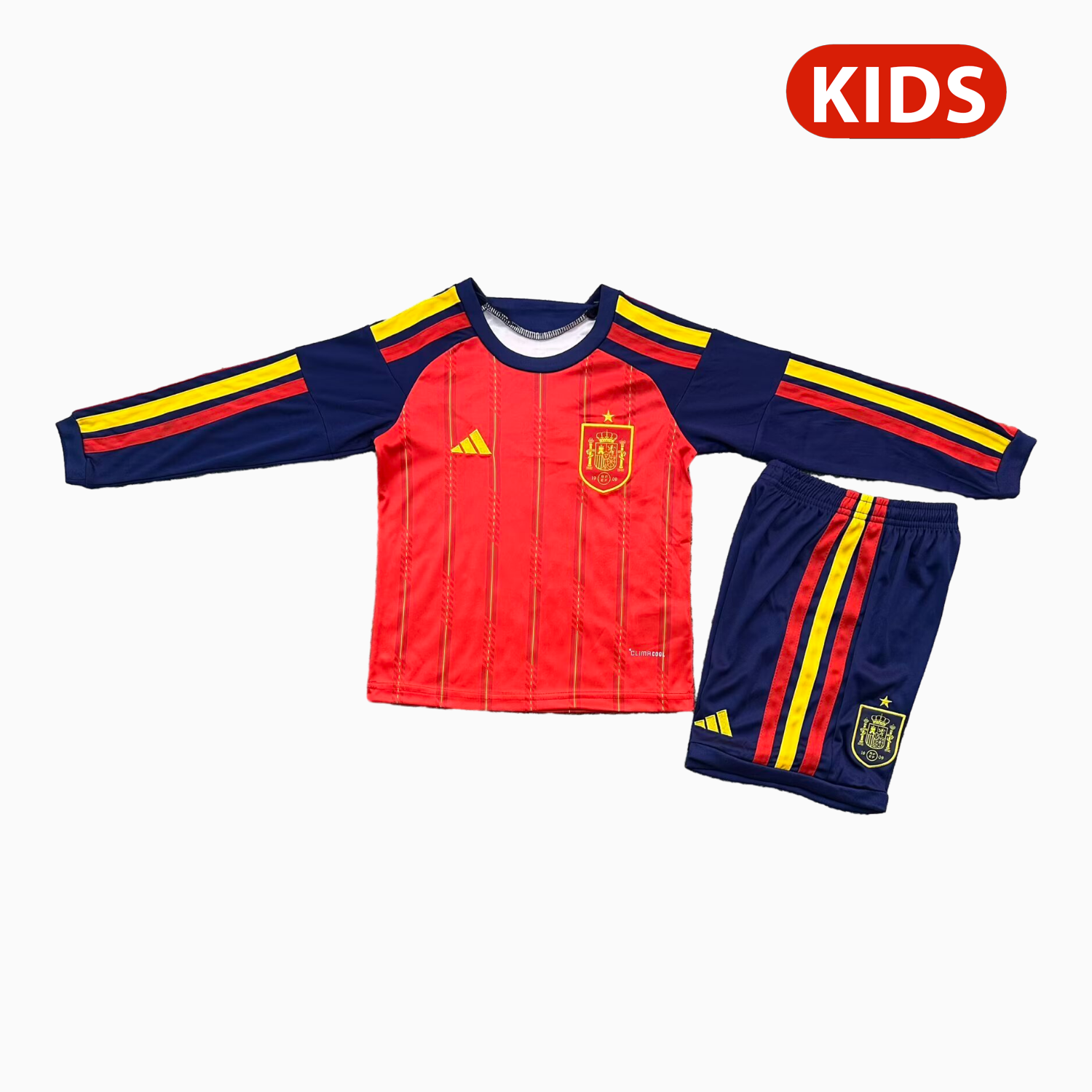 AlphaJersey-Spain 2026 Home Long Sleeves Kids Kit