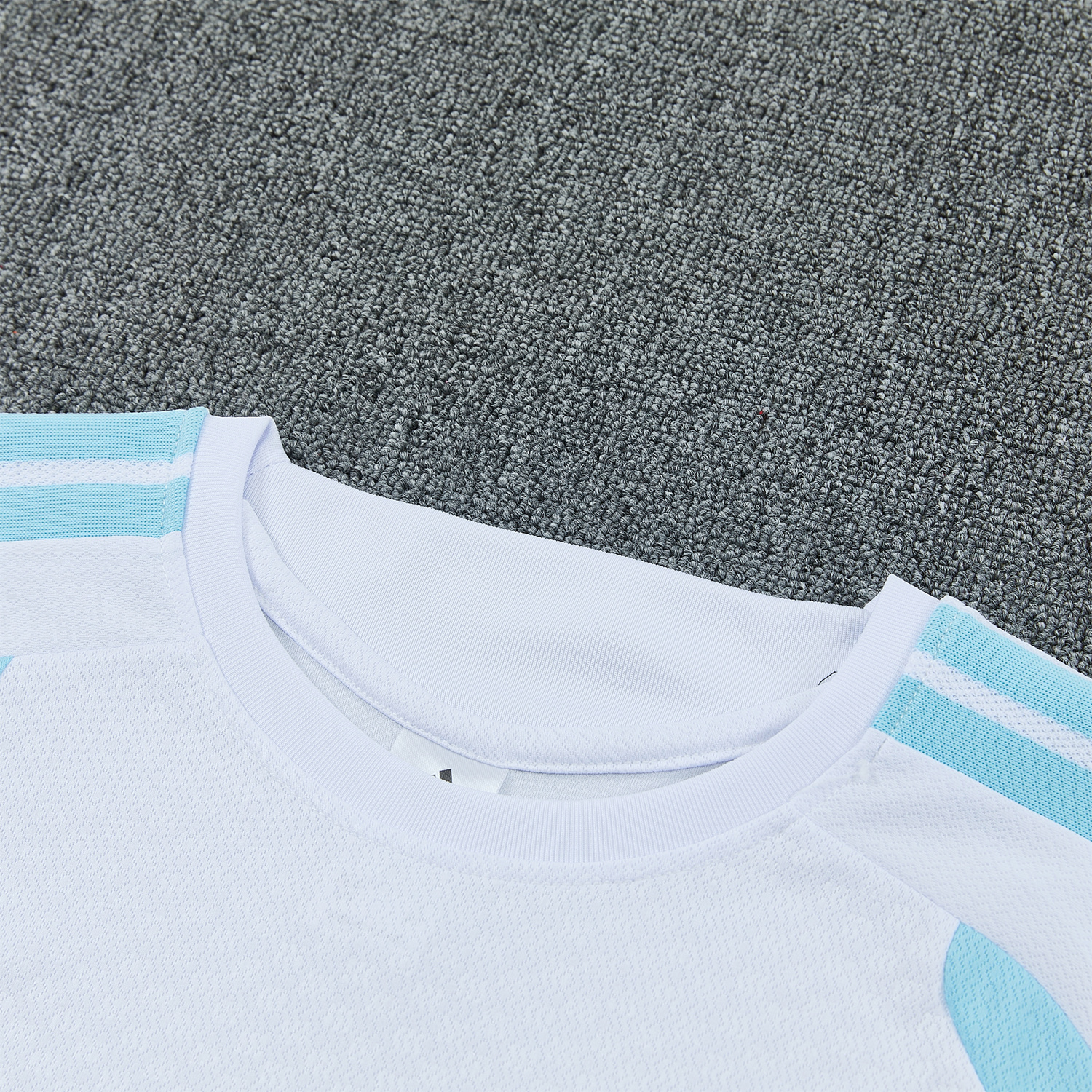 AlphaJersey-Argentina 2026 Short-Sleeve Training Set - White Top and Dark Blue Shorts