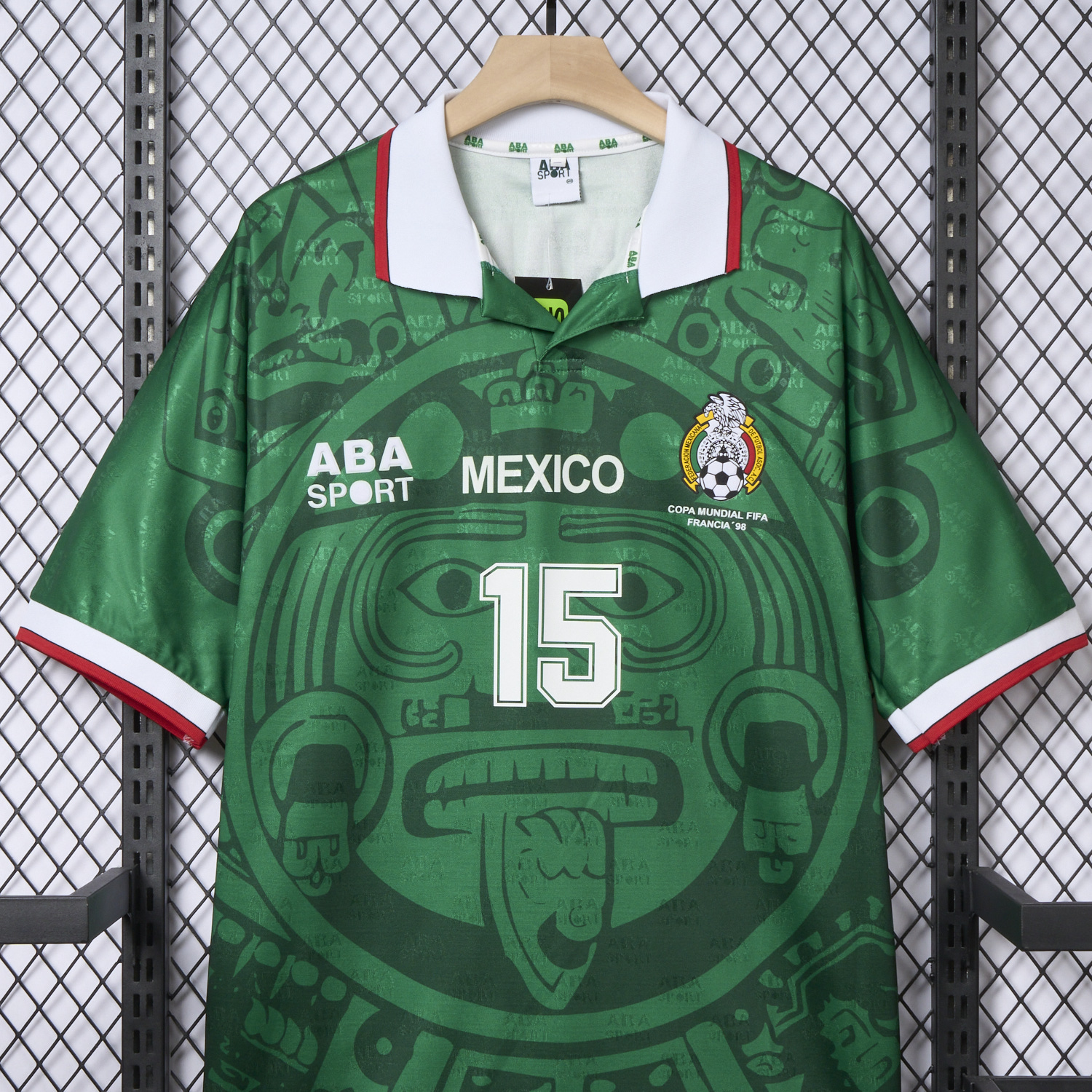 AlphaJersey-Retro Mexico 1998 Home Jersey