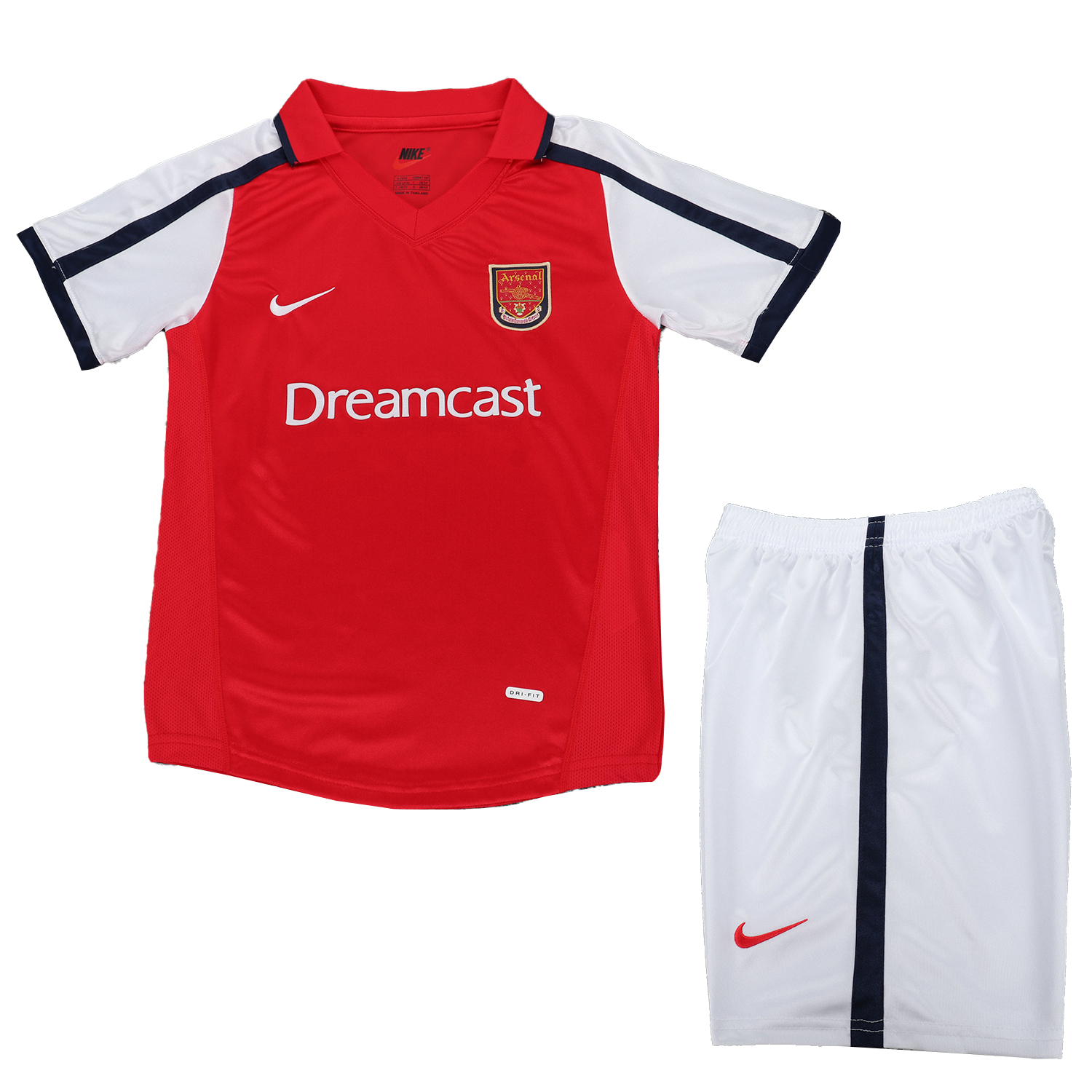 AlphaJersey-Retro Arsenal 2001-02 Home Kids Kit