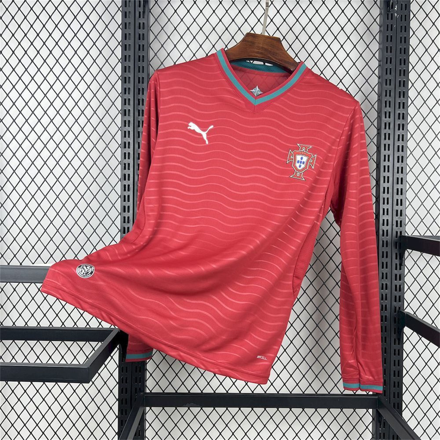 AlphaJersey-Portugal 2026 Home Long Sleeves Jersey - Fans Version