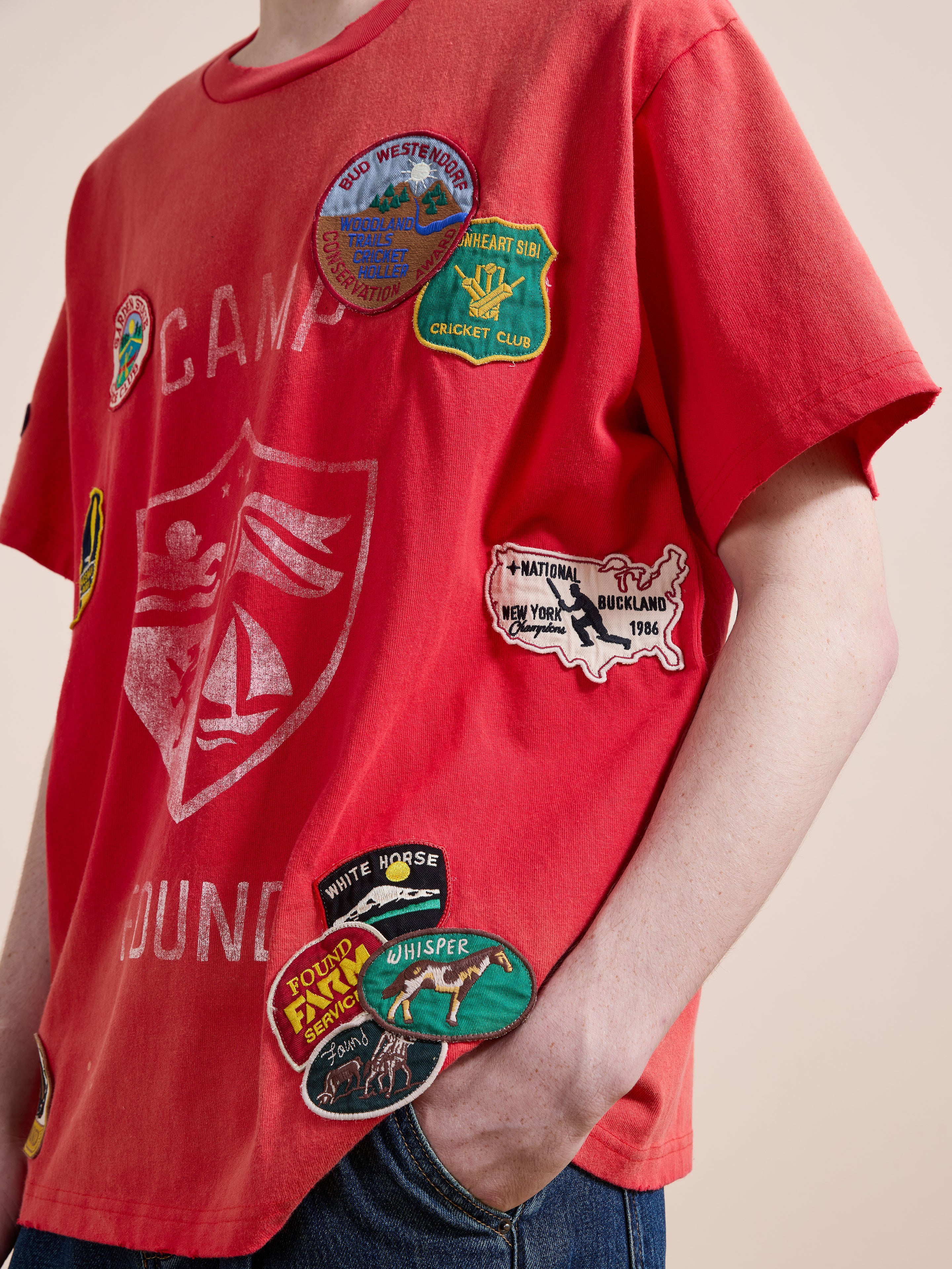 Patchwork Camp Tee | Modern Menswear by yycbvcnbmmnbm