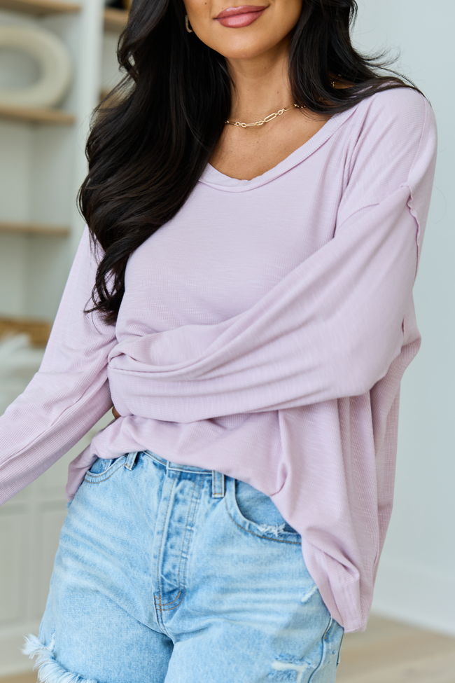 Kendall Mauve Scoop Neck Tunic | Elegant Women's Fashion by coolavocek