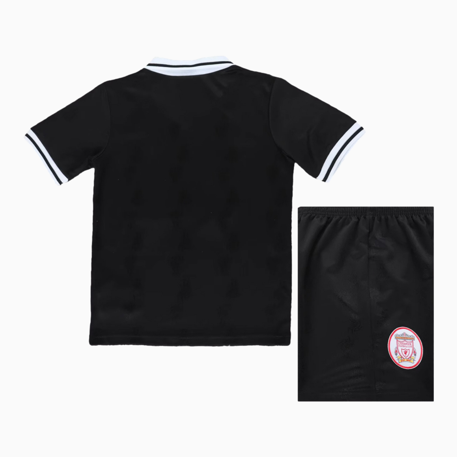AlphaJersey-Retro Liver.pool 1996-97 Black Special Kids Kit
