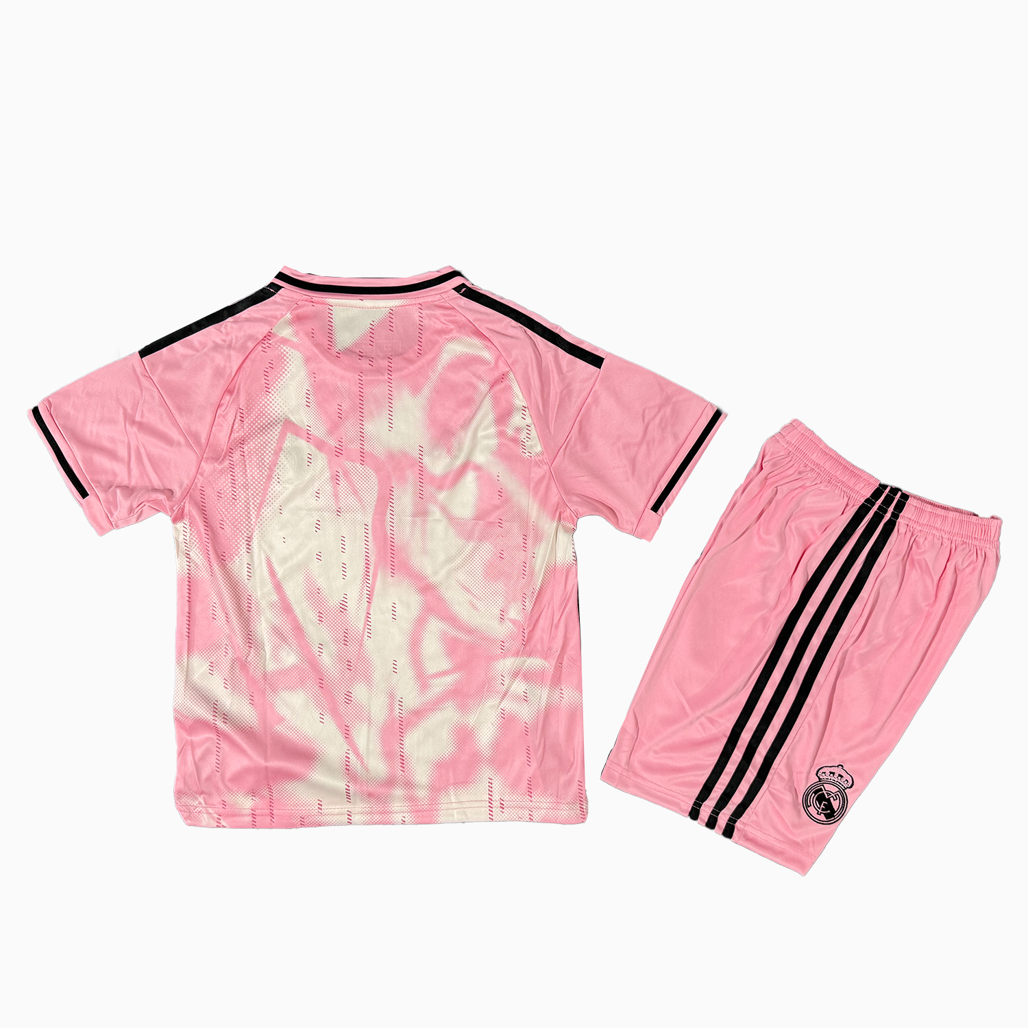 AlphaJersey-Real Madrid 25-26 Pink And White Special Kids Kit
