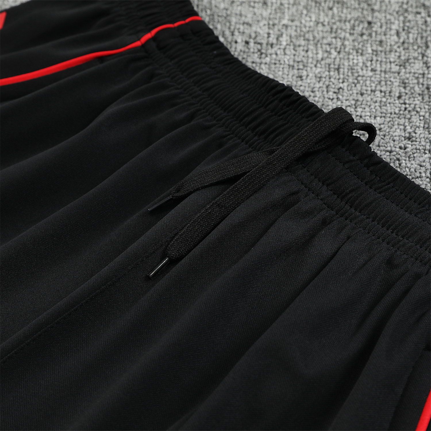 AlphaJersey-Manchester United 25-26 Vest Training Set - Pure Red Vest & Black Shorts