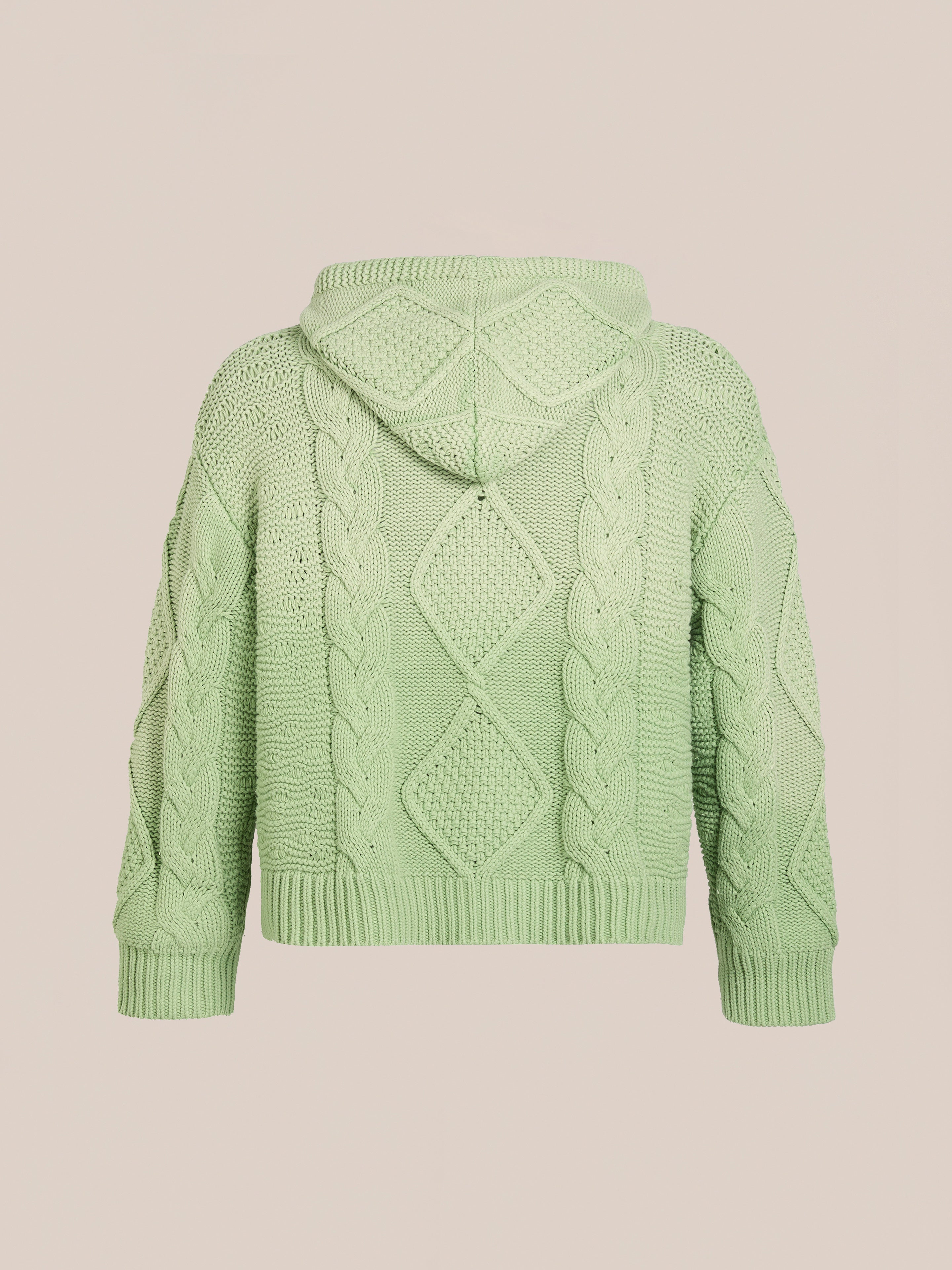 Zip Up Cable Knit Hoodie | Modern Menswear by yycbvcnbmmnbm
